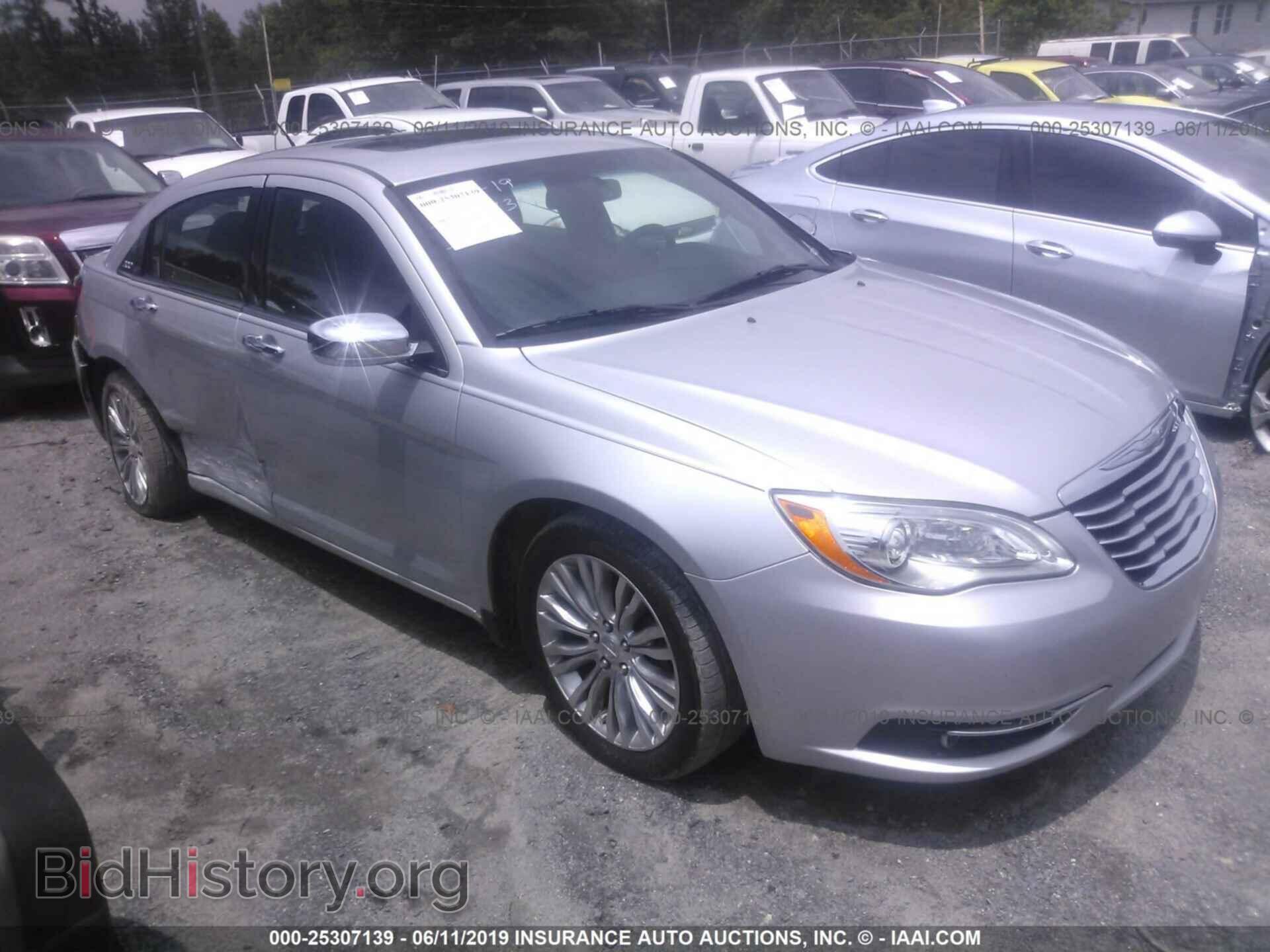 Фотография 1C3CCBCB2CN263423 - CHRYSLER 200 2012