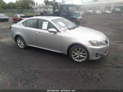 2012 Lexus IS 250, серебристый — VIN JTHCF5C22C5057540, IAAI