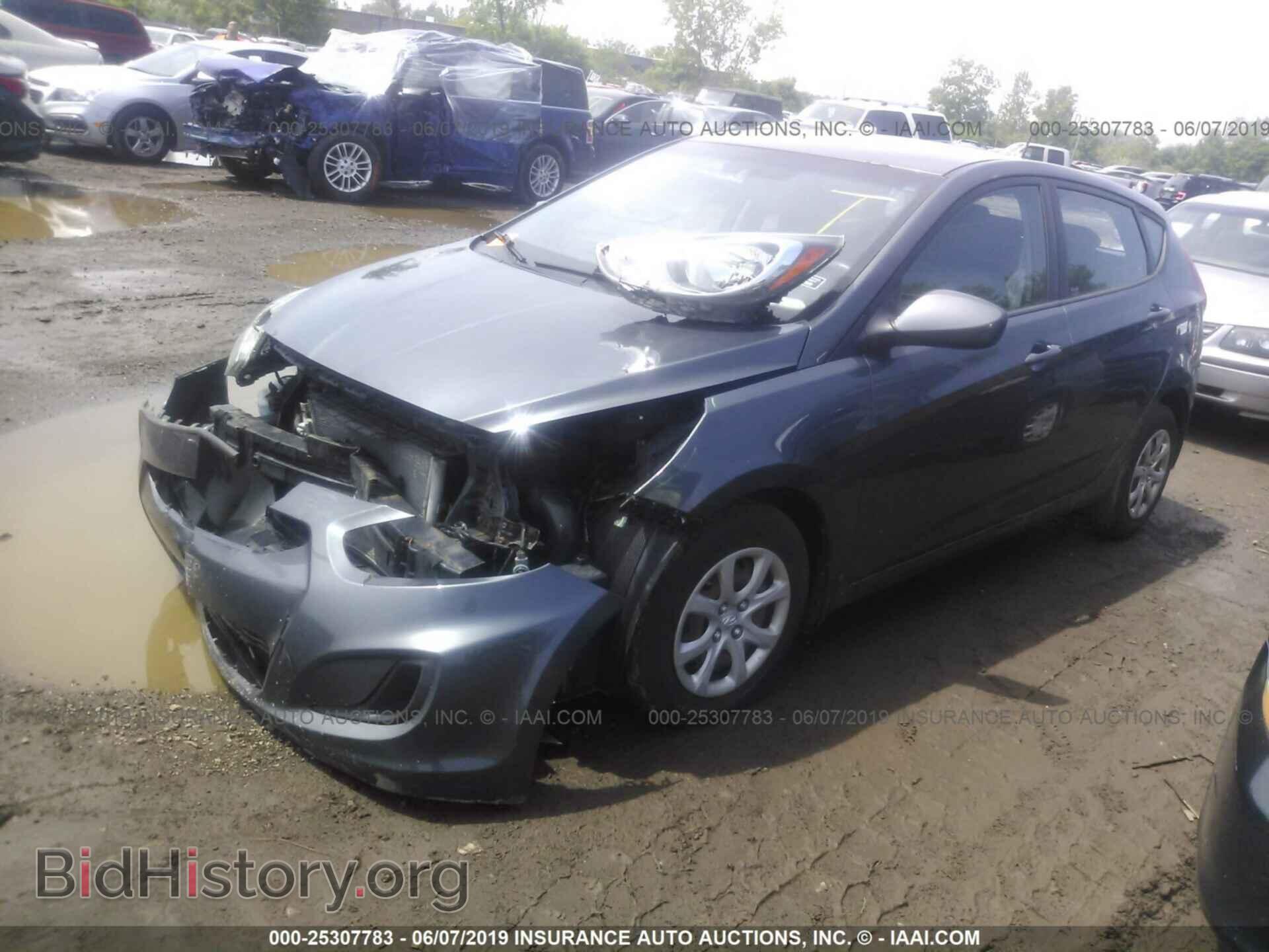 2012 HYUNDAI ACCENT - VIN: KMHCT5AEXCU037903 - Фото 2