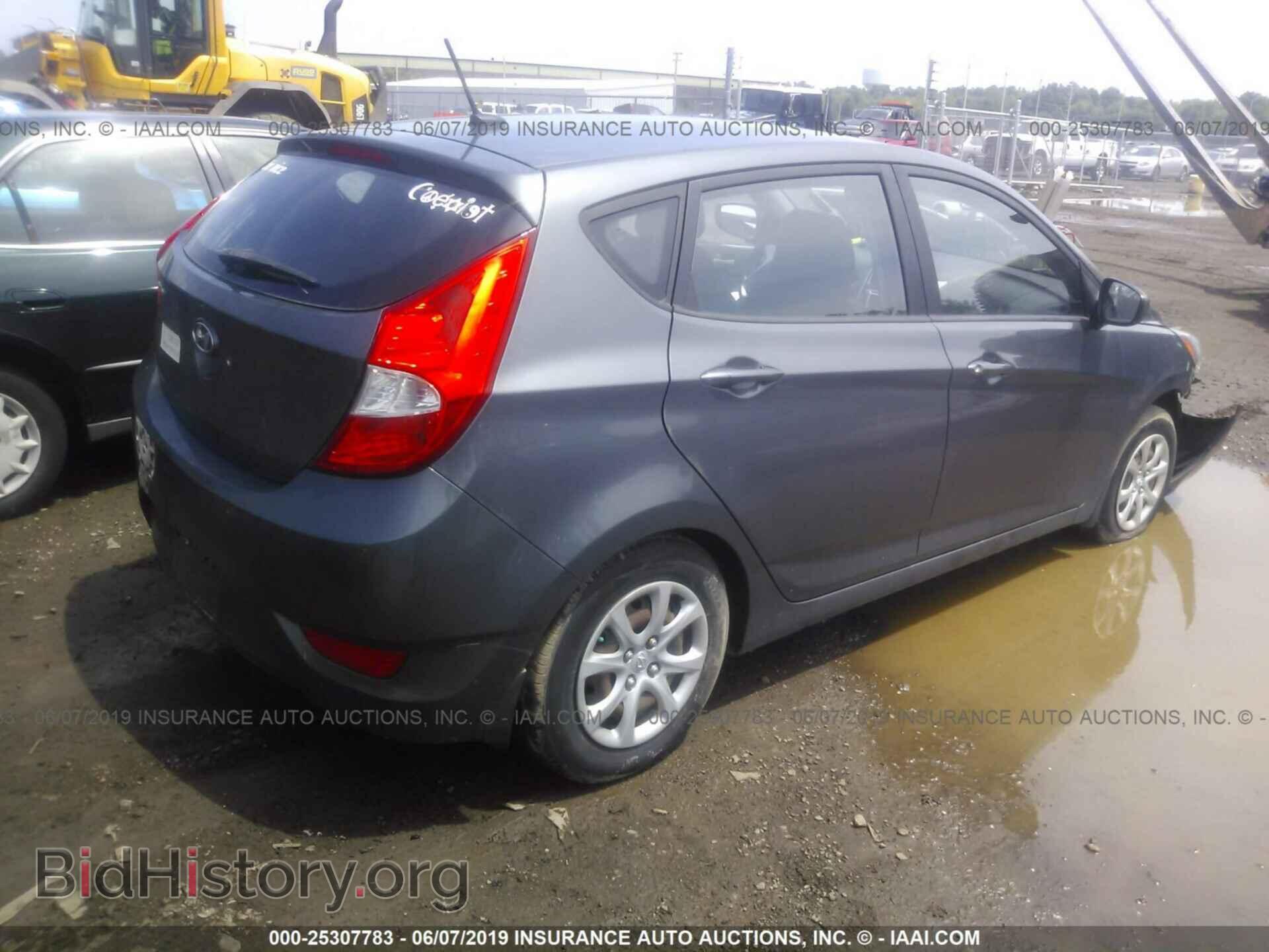 2012 HYUNDAI ACCENT - VIN: KMHCT5AEXCU037903 - Фото 4