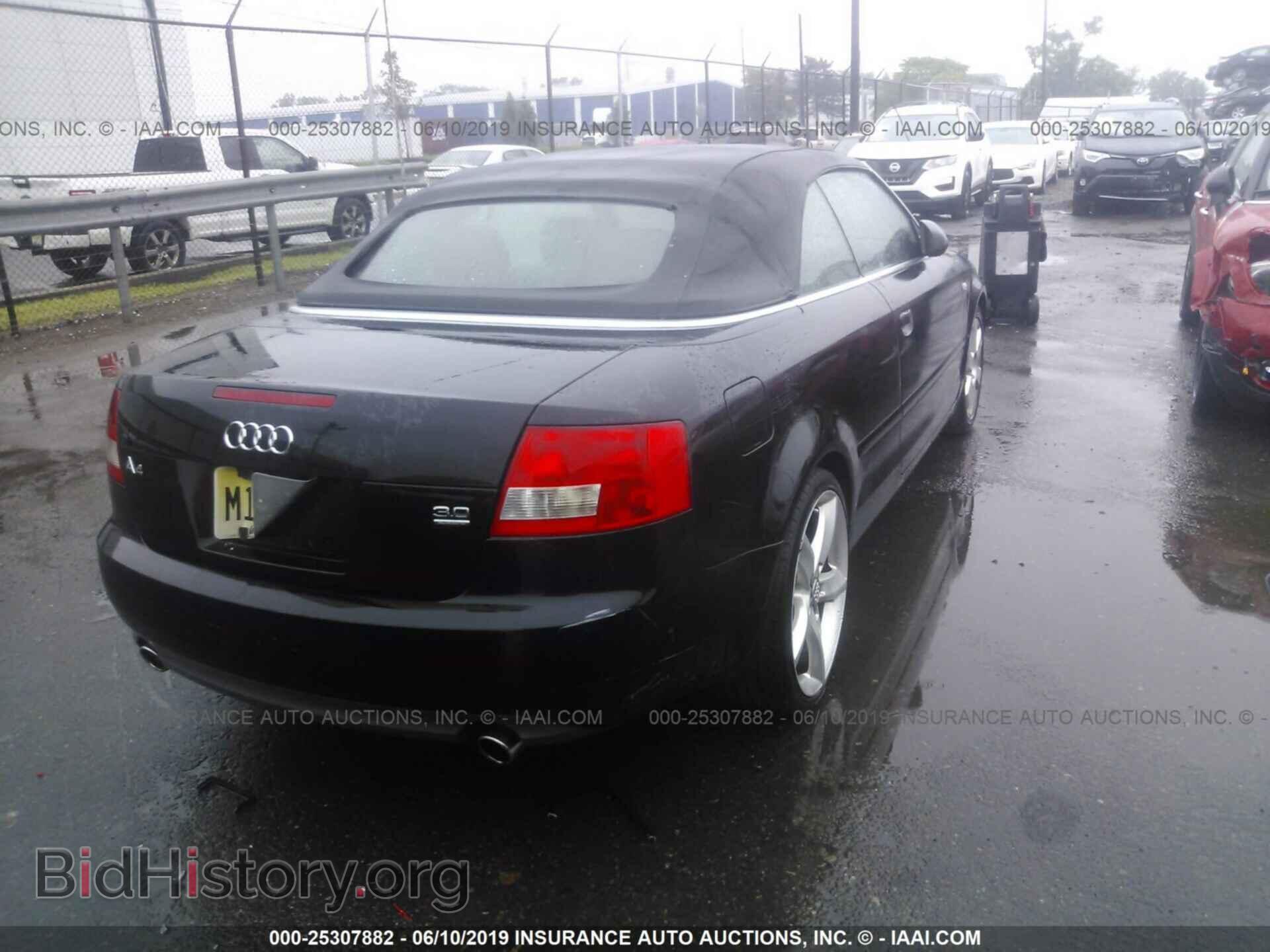 2006 AUDI A4 - VIN: WAUDT48H96K005573 - Фото 4