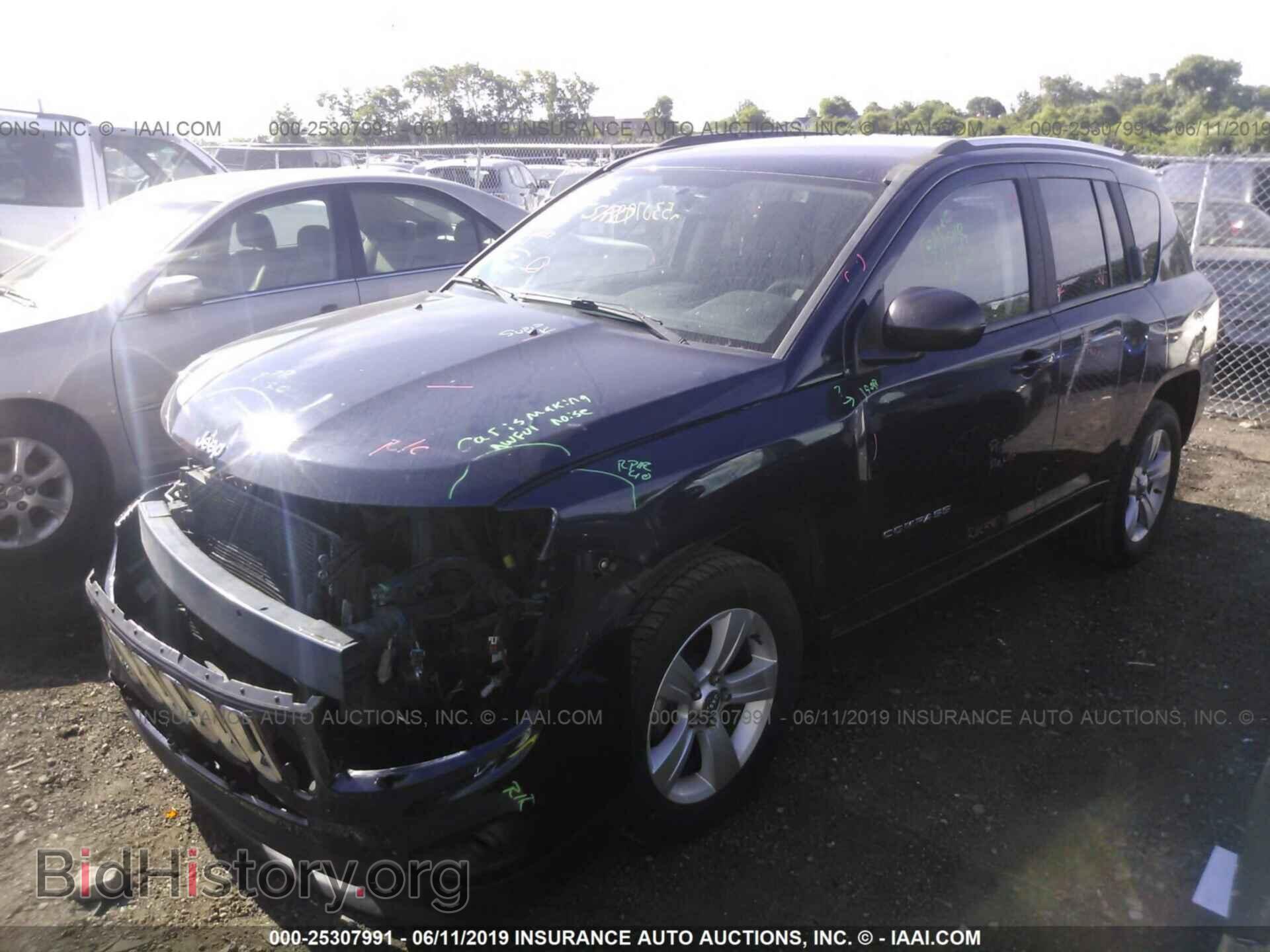 2014 JEEP COMPASS - VIN: 1C4NJCBB7ED624445 - Photo 2