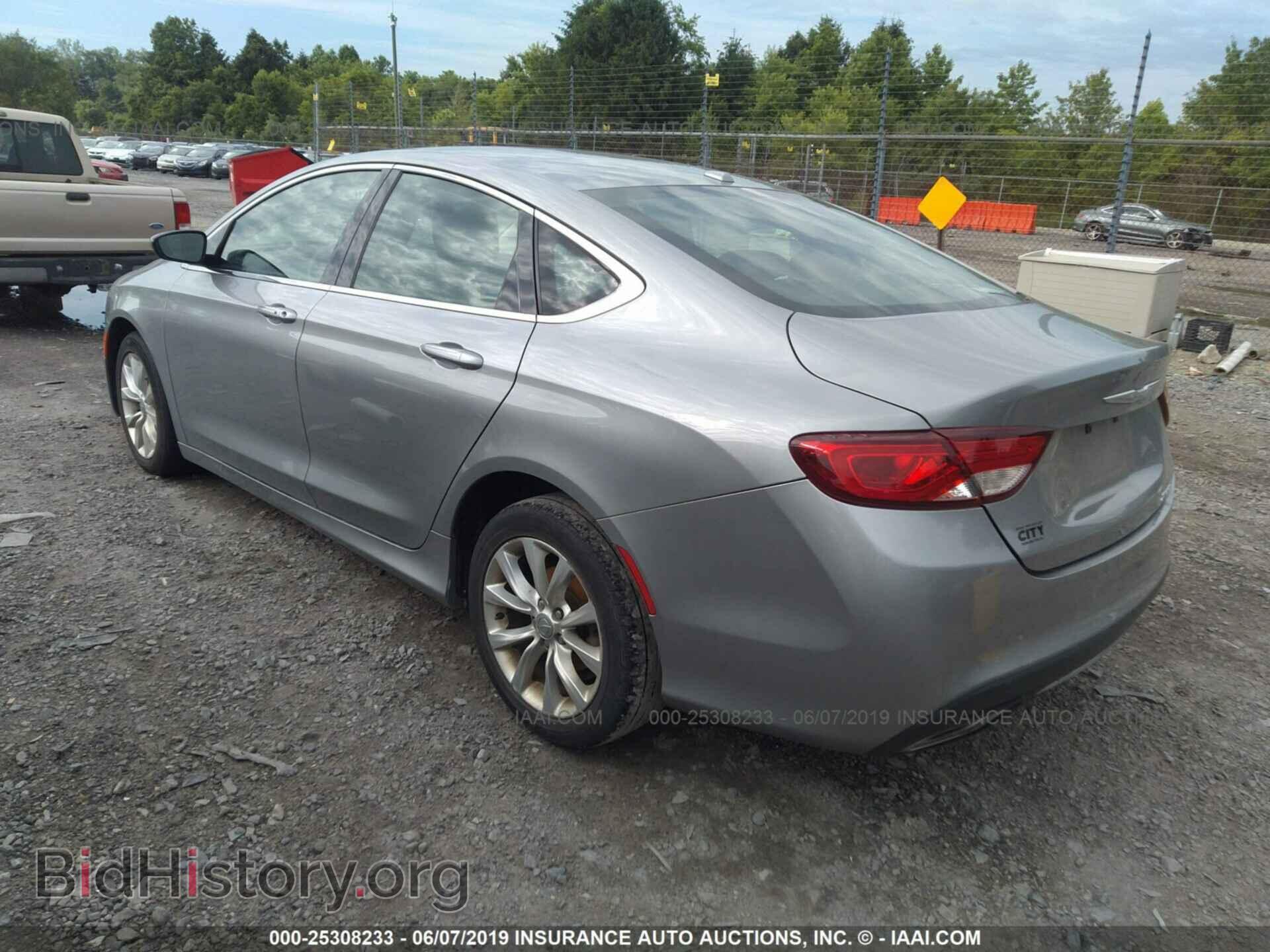 2015 CHRYSLER 200 - VIN: 1C3CCCCGXFN522374 - Фото 3