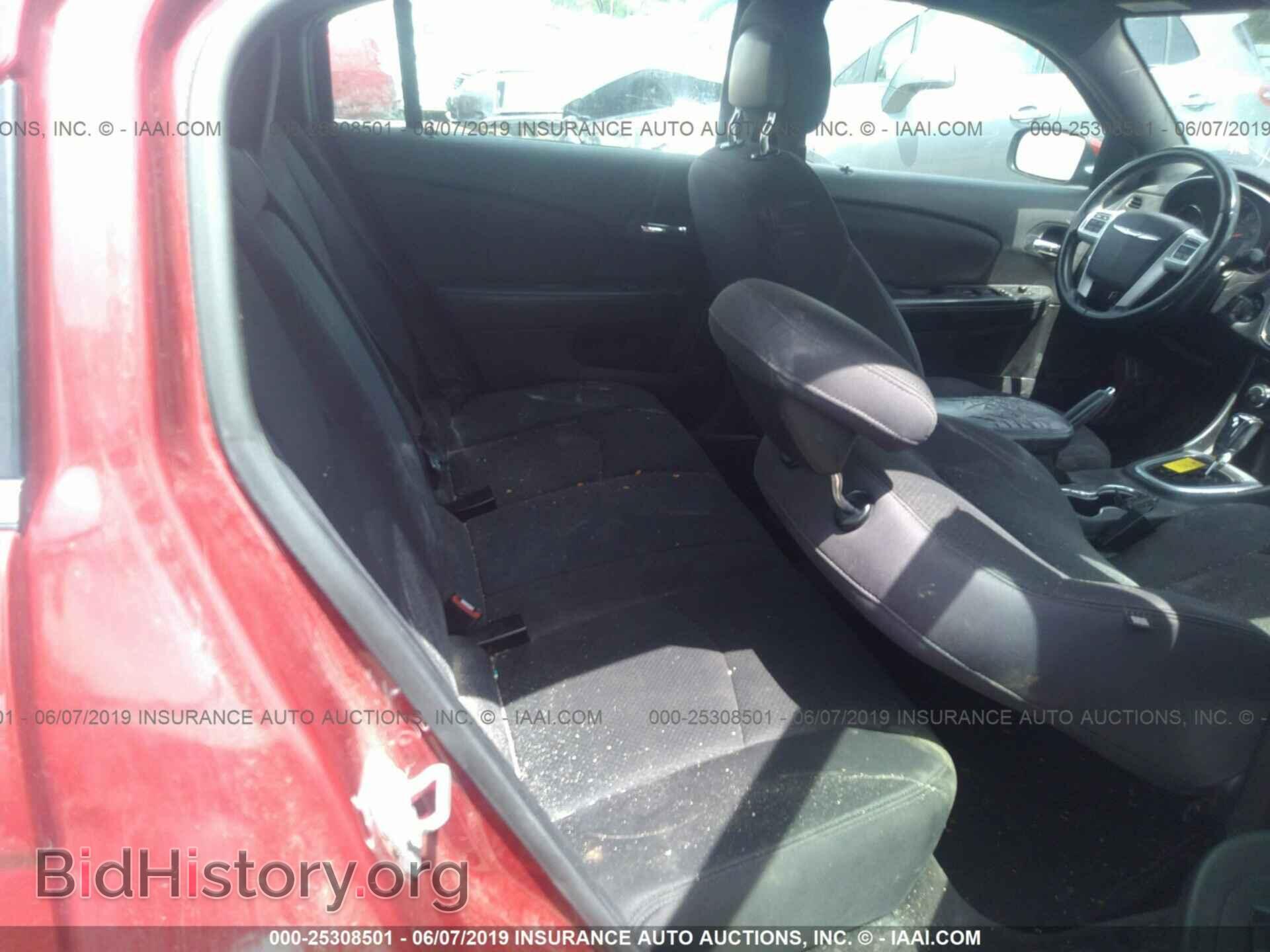 2012 CHRYSLER 200 - VIN: 1C3CCBBG5CN250789 - Фото 8