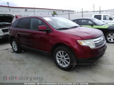 2009 Ford EDGE SEL, красный — VIN 2FMDK38C29BA33343, IAAI