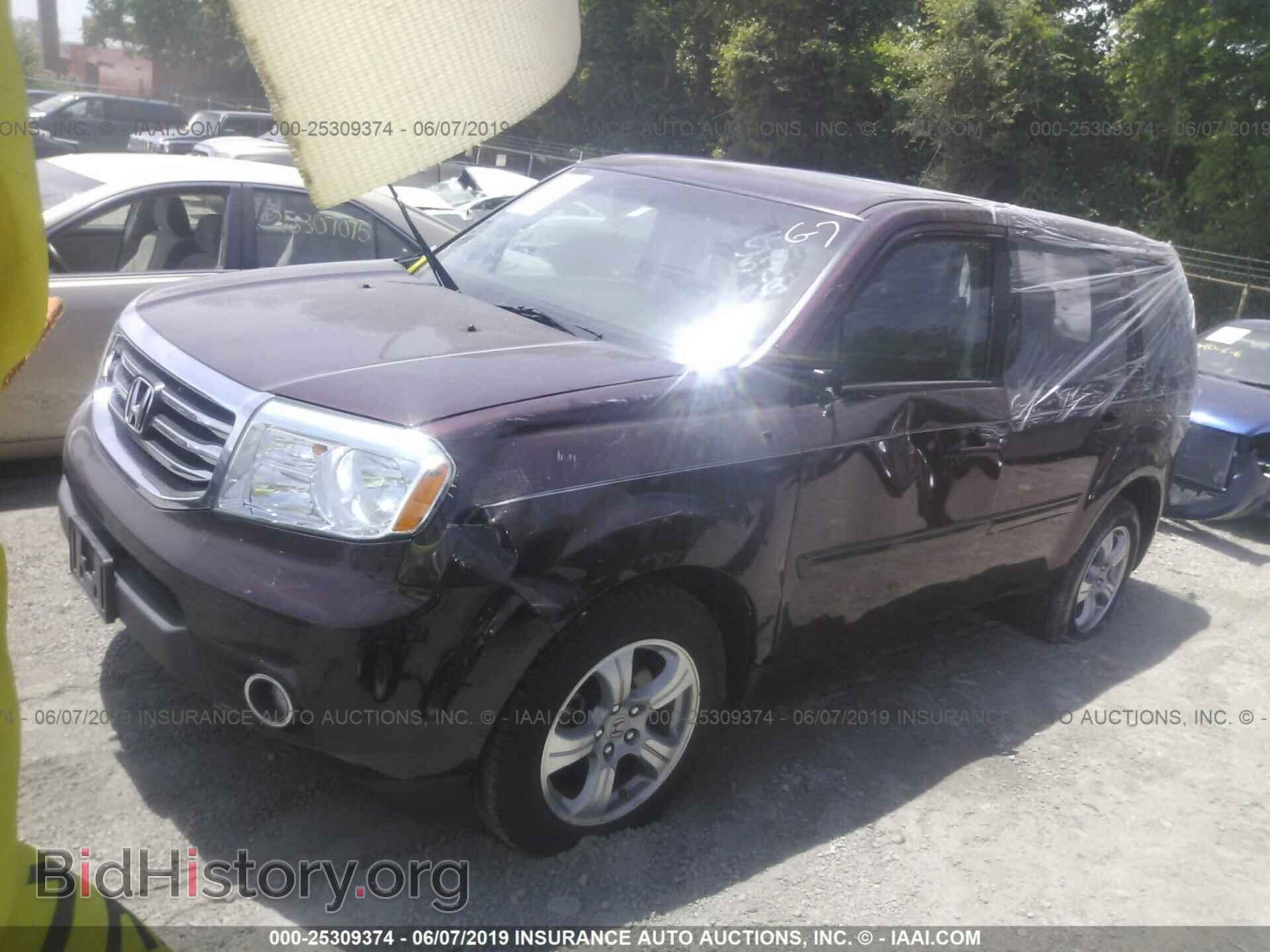 2012 HONDA PILOT - VIN: 5FNYF4H56CB018906 - Фото 2