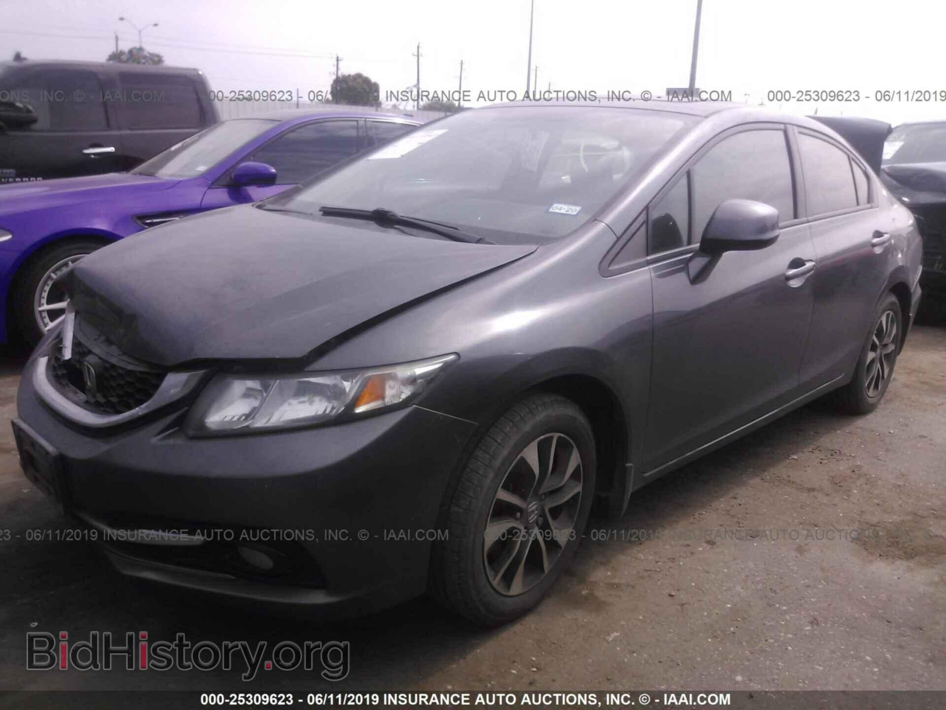 2013 HONDA CIVIC - VIN: 2HGFB2F91DH535315 - Фото 2