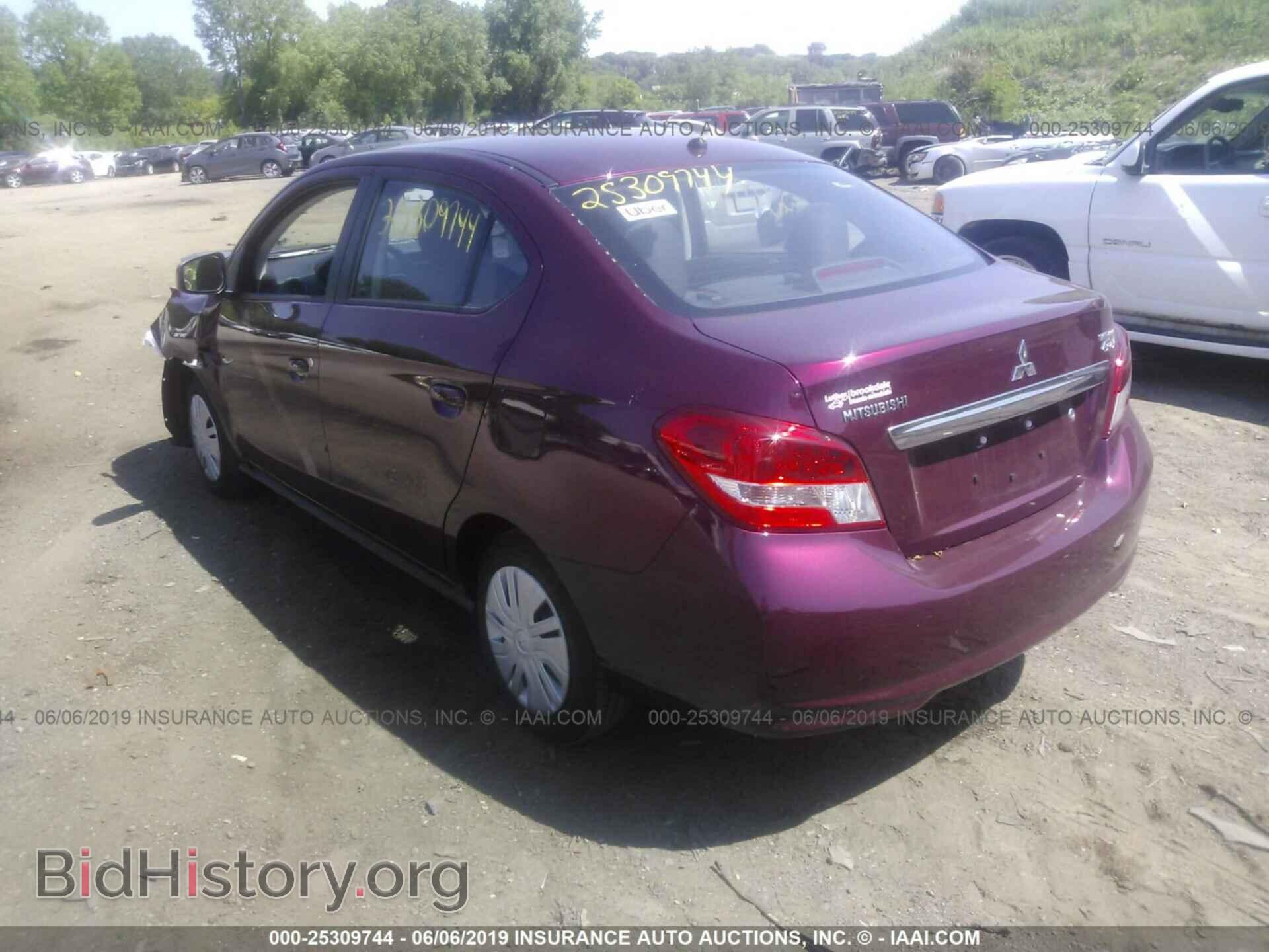 2019 MITSUBISHI MIRAGE - VIN: ML32F3FJ0KHF09041 - Фото 3