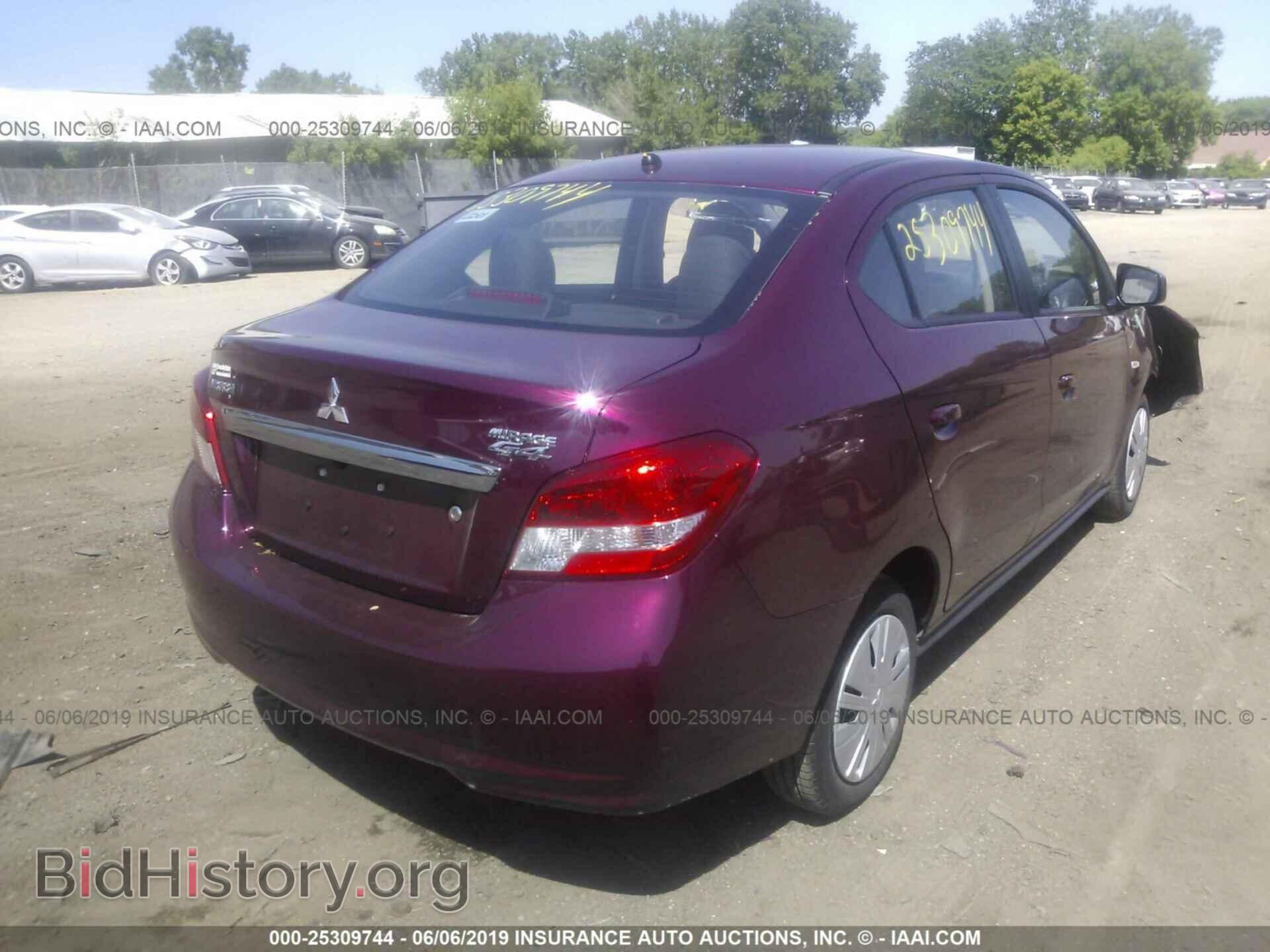 2019 MITSUBISHI MIRAGE - VIN: ML32F3FJ0KHF09041 - Фото 4