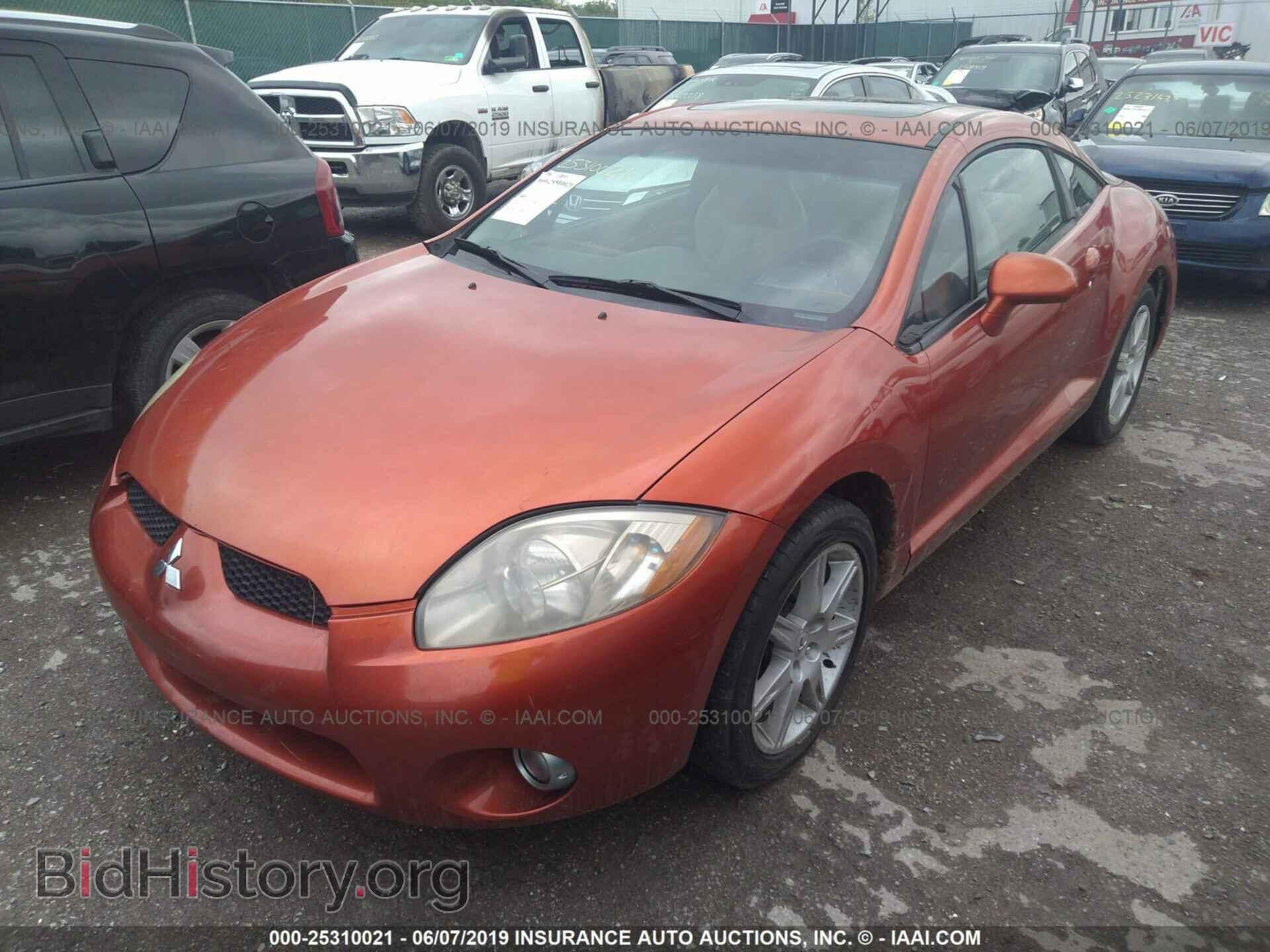 2007 MITSUBISHI ECLIPSE - VIN: 4A3AK34T47E048292 - Фото 2