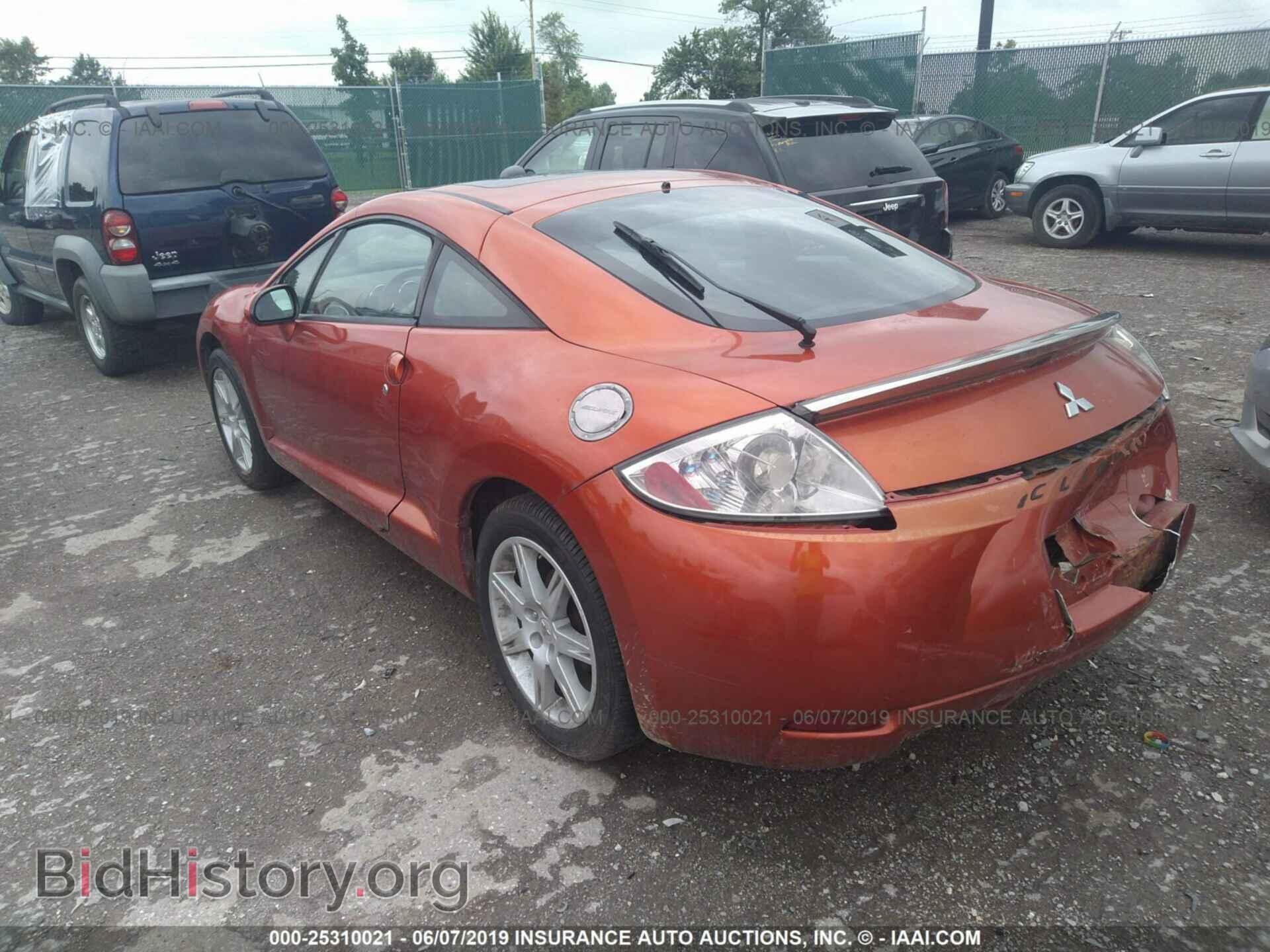 2007 MITSUBISHI ECLIPSE - VIN: 4A3AK34T47E048292 - Фото 3
