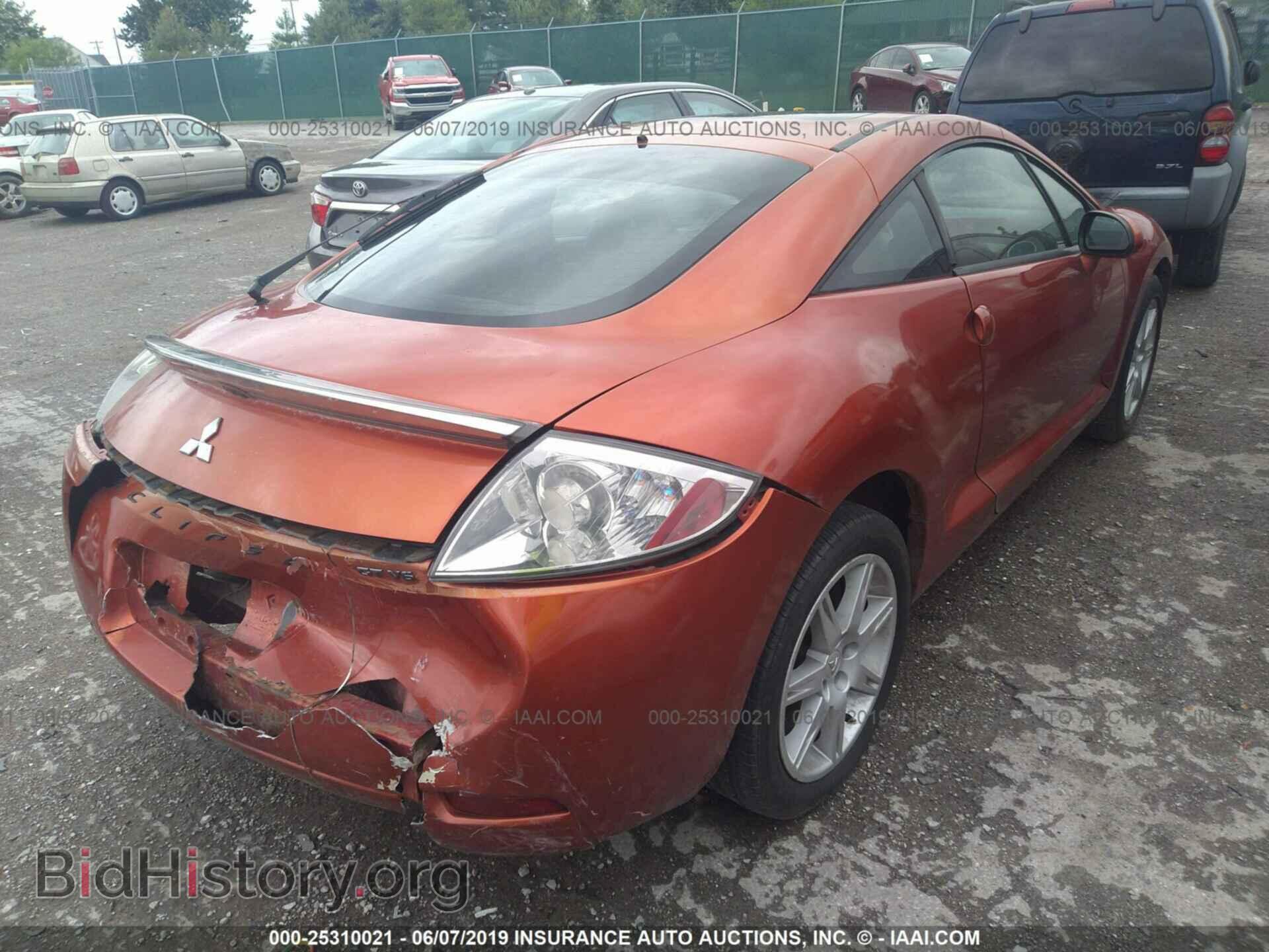2007 MITSUBISHI ECLIPSE - VIN: 4A3AK34T47E048292 - Фото 4