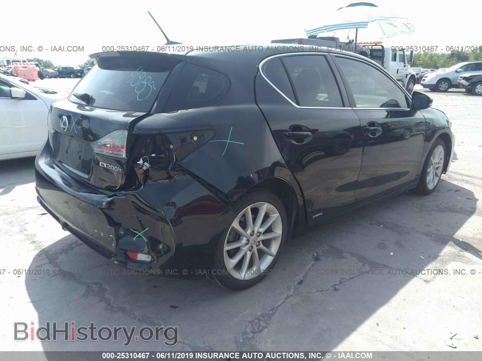 2012 LEXUS CT - VIN: JTHKD5BH4C2066930 - Photo 4