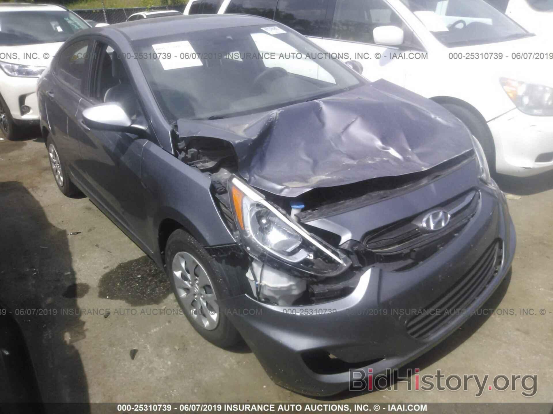 Photo KMHCT4AE3GU981607 - HYUNDAI ACCENT 2016