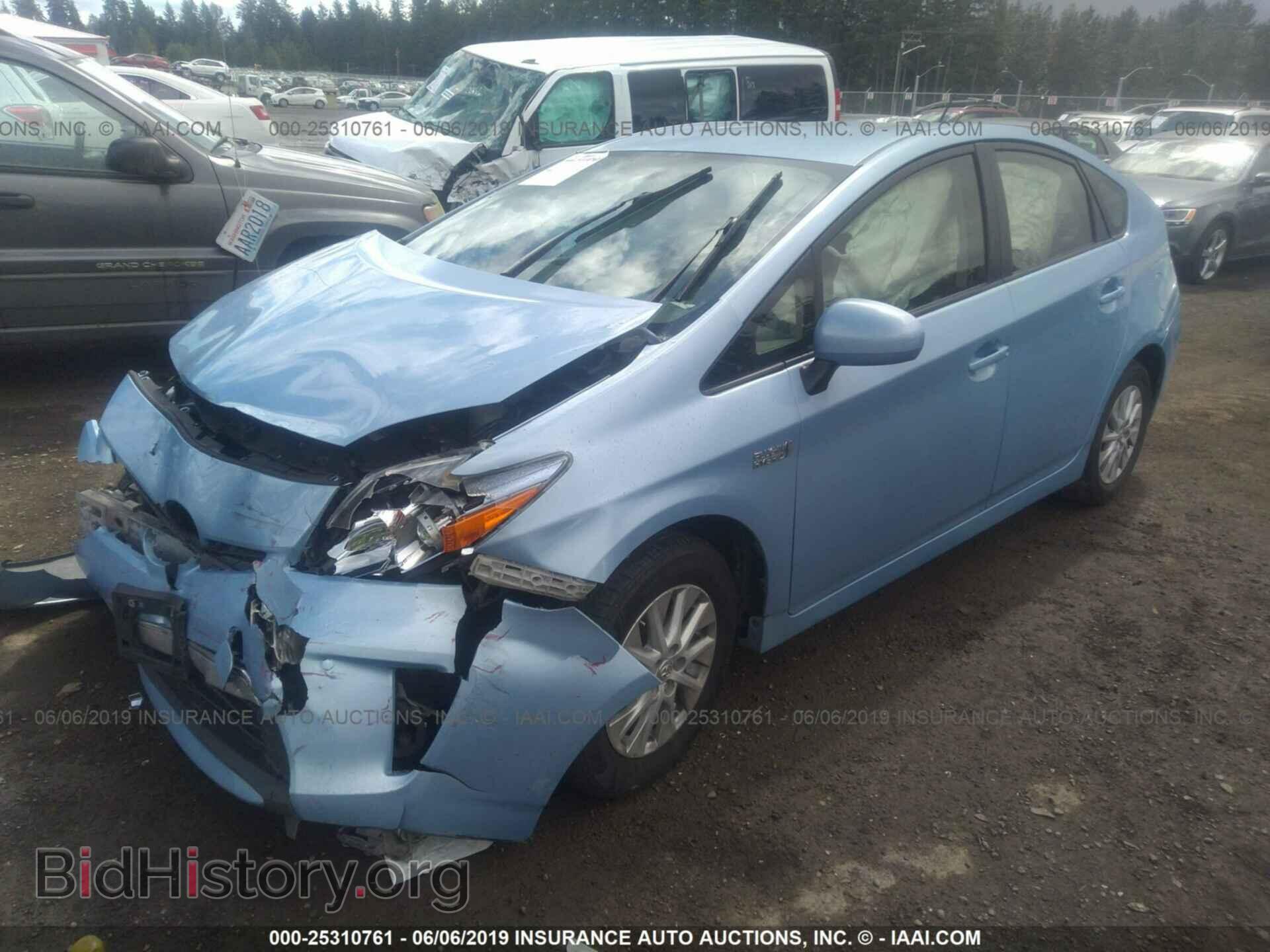 2013 TOYOTA PRIUS PLUG-IN - VIN: JTDKN3DP2D3040734 - Фото 2
