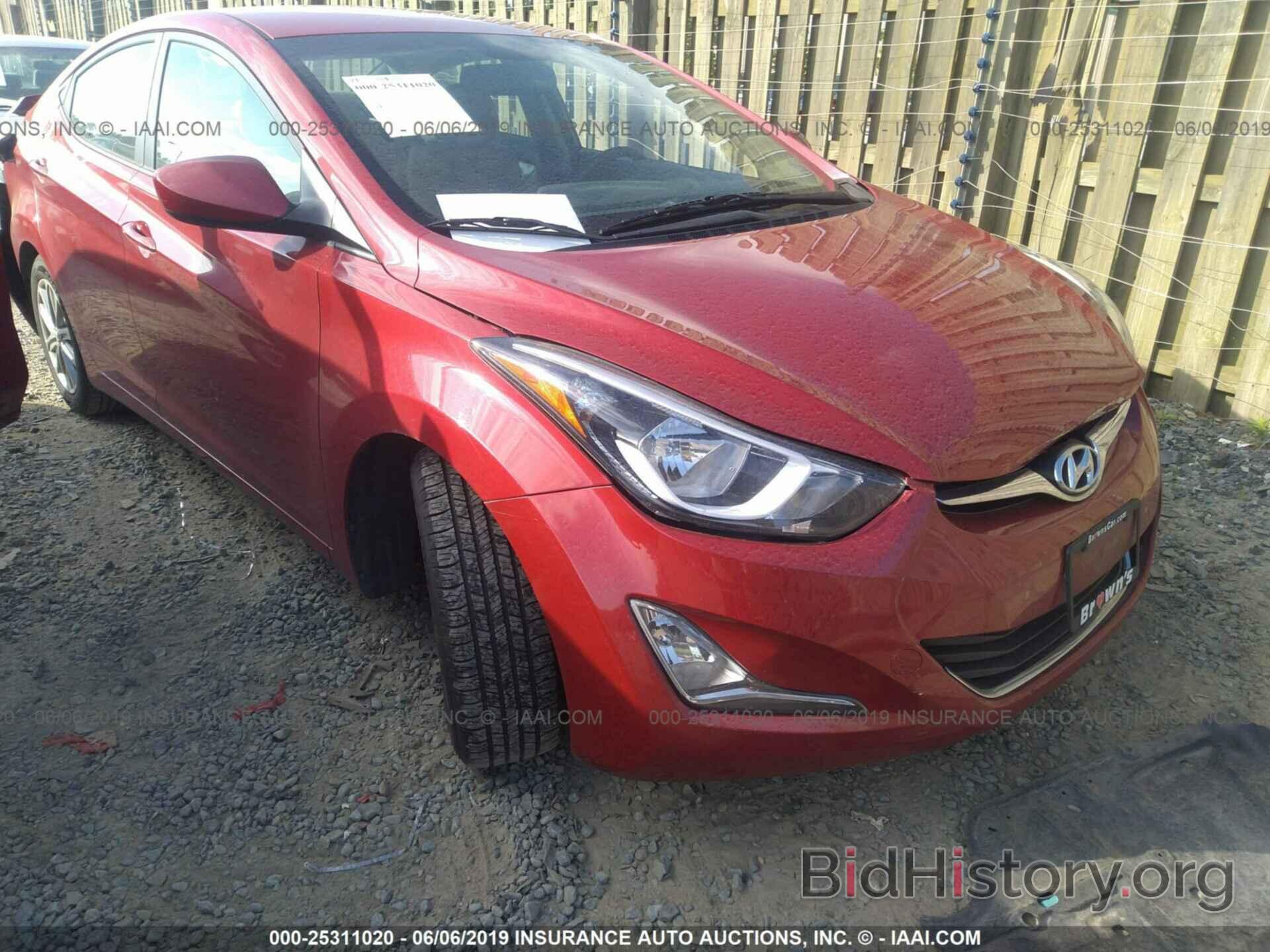 Фотография KMHDH4AEXEU173533 - HYUNDAI ELANTRA 2014