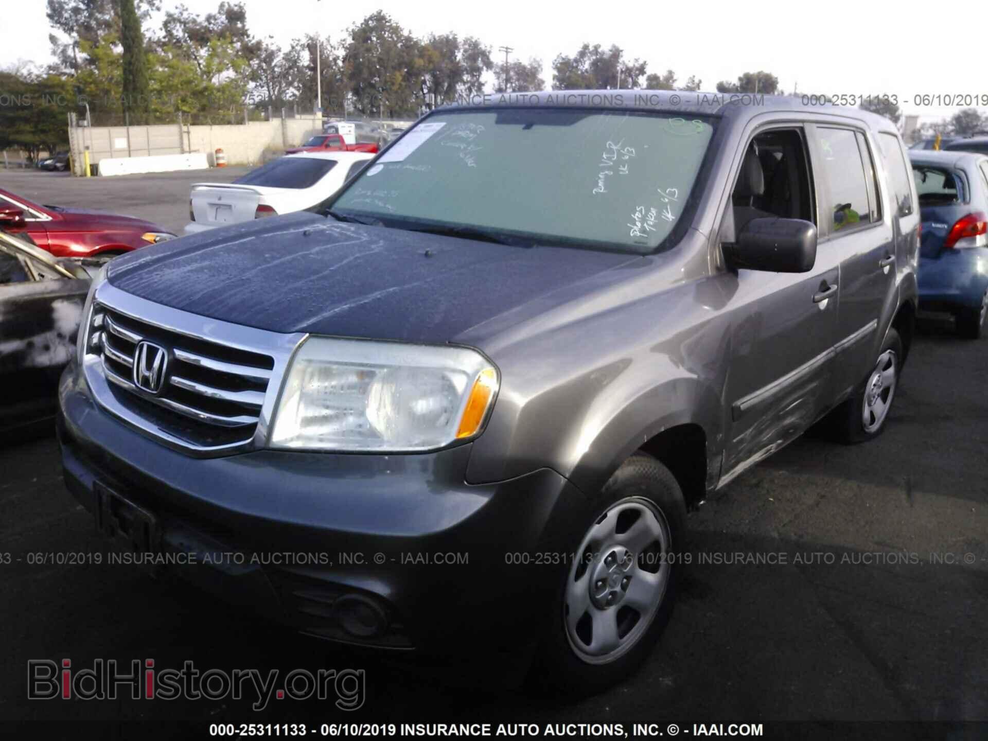 2014 HONDA PILOT - VIN: 5FNYF3H20EB004860 - Фото 2