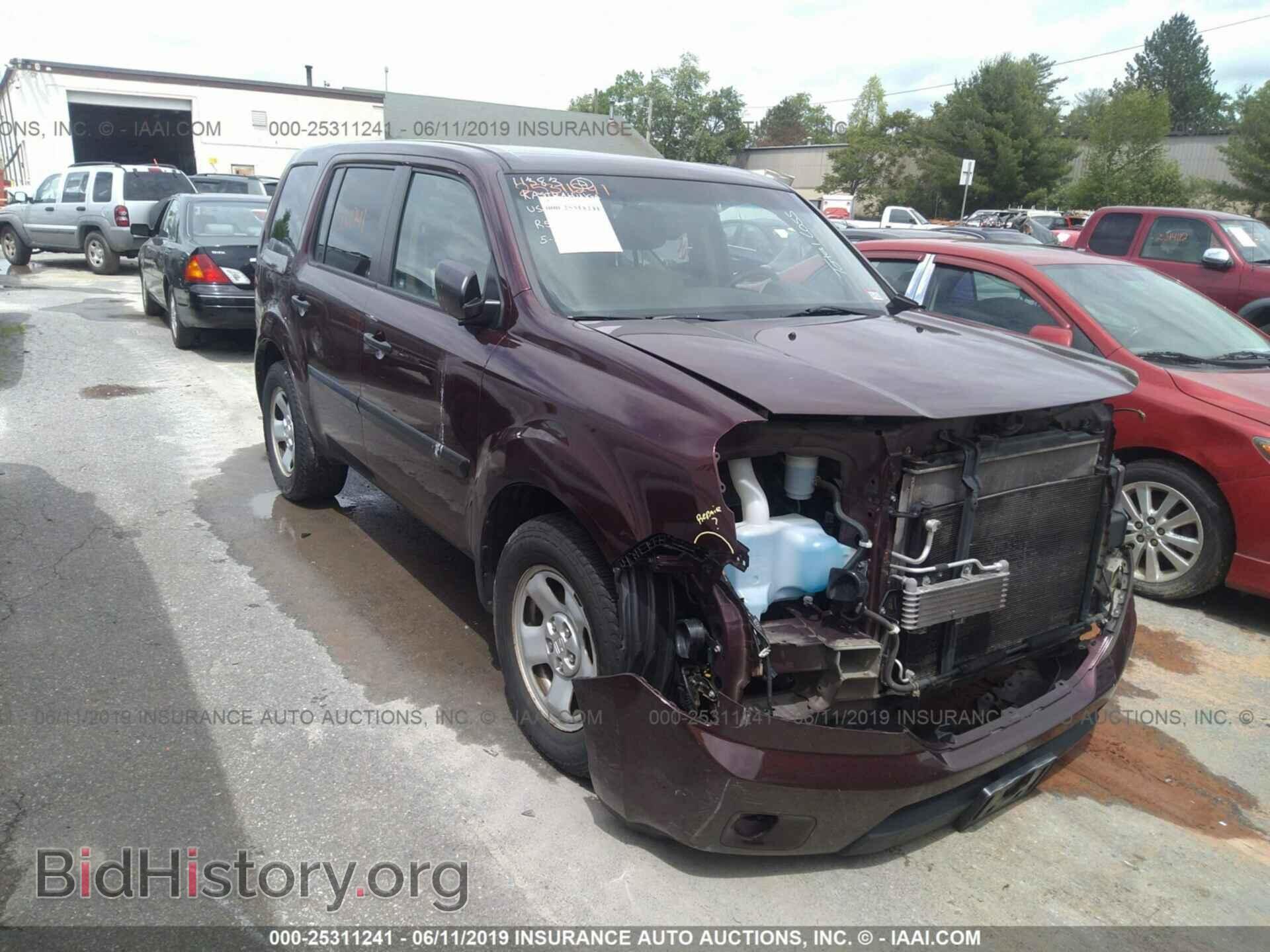 Фотография 5FNYF4H25BB027584 - HONDA PILOT 2011
