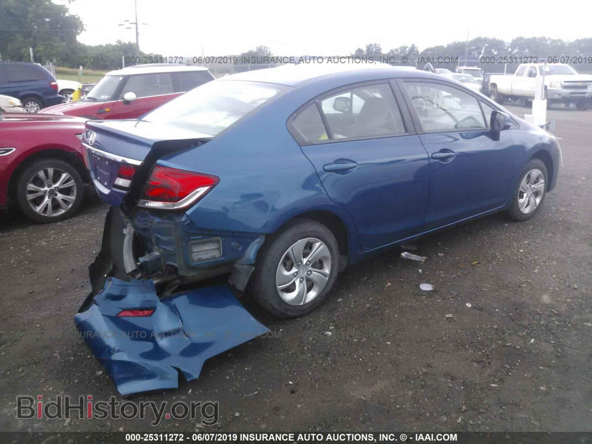 2013 HONDA CIVIC - VIN: 19XFB2F50DE017025 - Фото 4