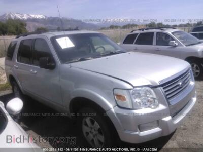 2010 Ford EXPLORER XLT, серебристый — VIN 1FMEU7DE3AUB07395, IAAI