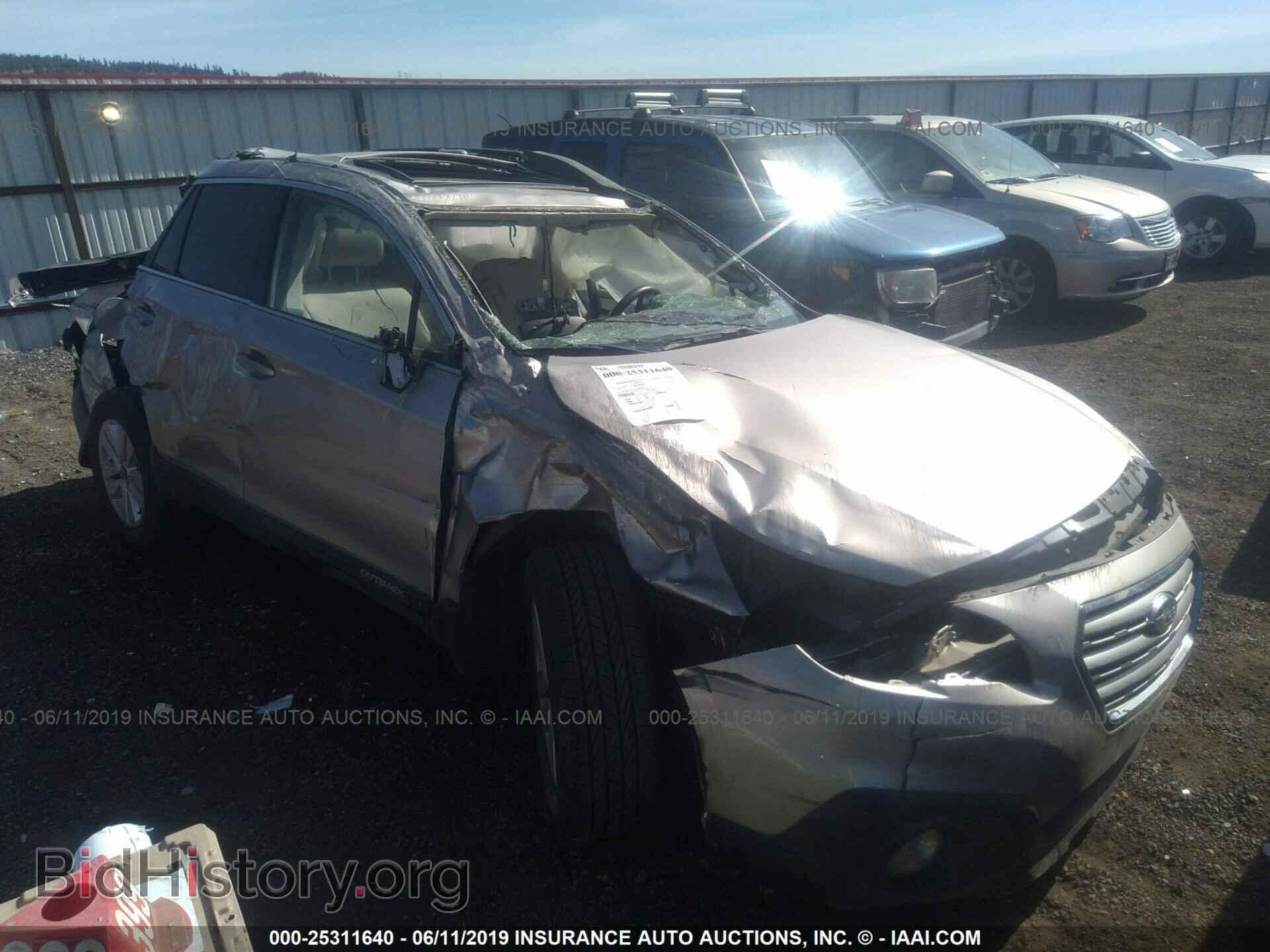 Фотография 4S4BSADC1F3338555 - SUBARU OUTBACK 2015