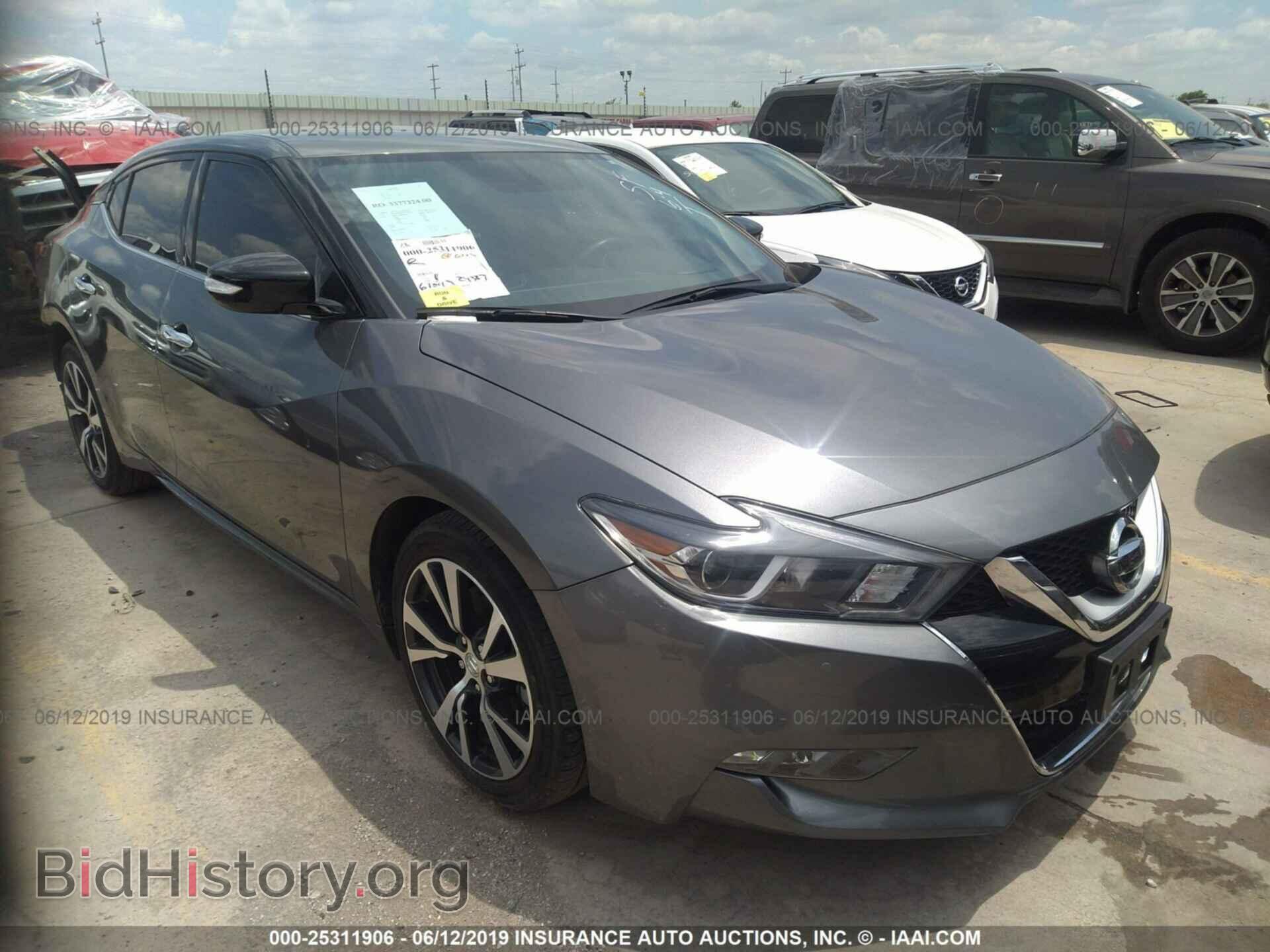 Фотография 1N4AA6AP1HC439322 - NISSAN MAXIMA 2017