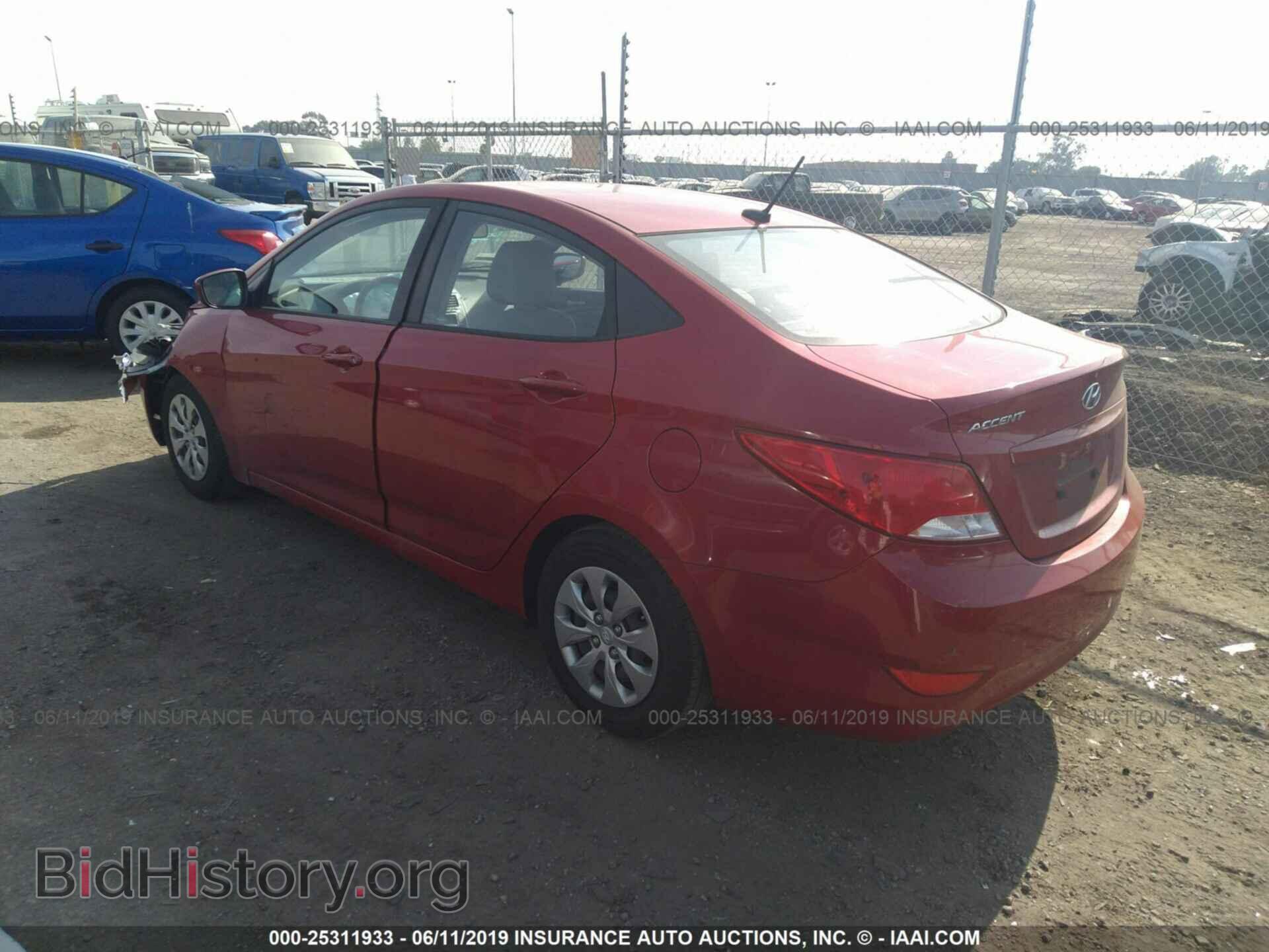 2016 HYUNDAI ACCENT - VIN: KMHCT4AE6GU076228 - Фото 3