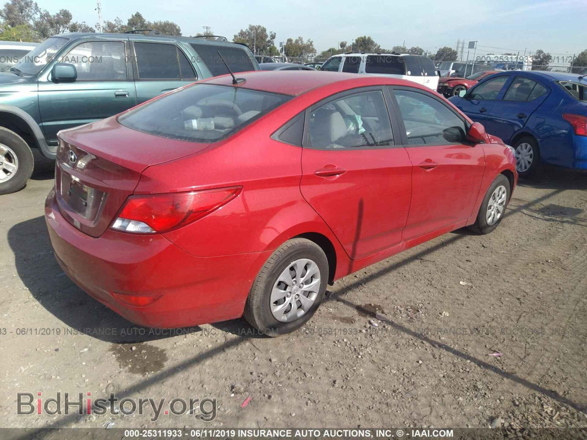 2016 HYUNDAI ACCENT - VIN: KMHCT4AE6GU076228 - Фото 4