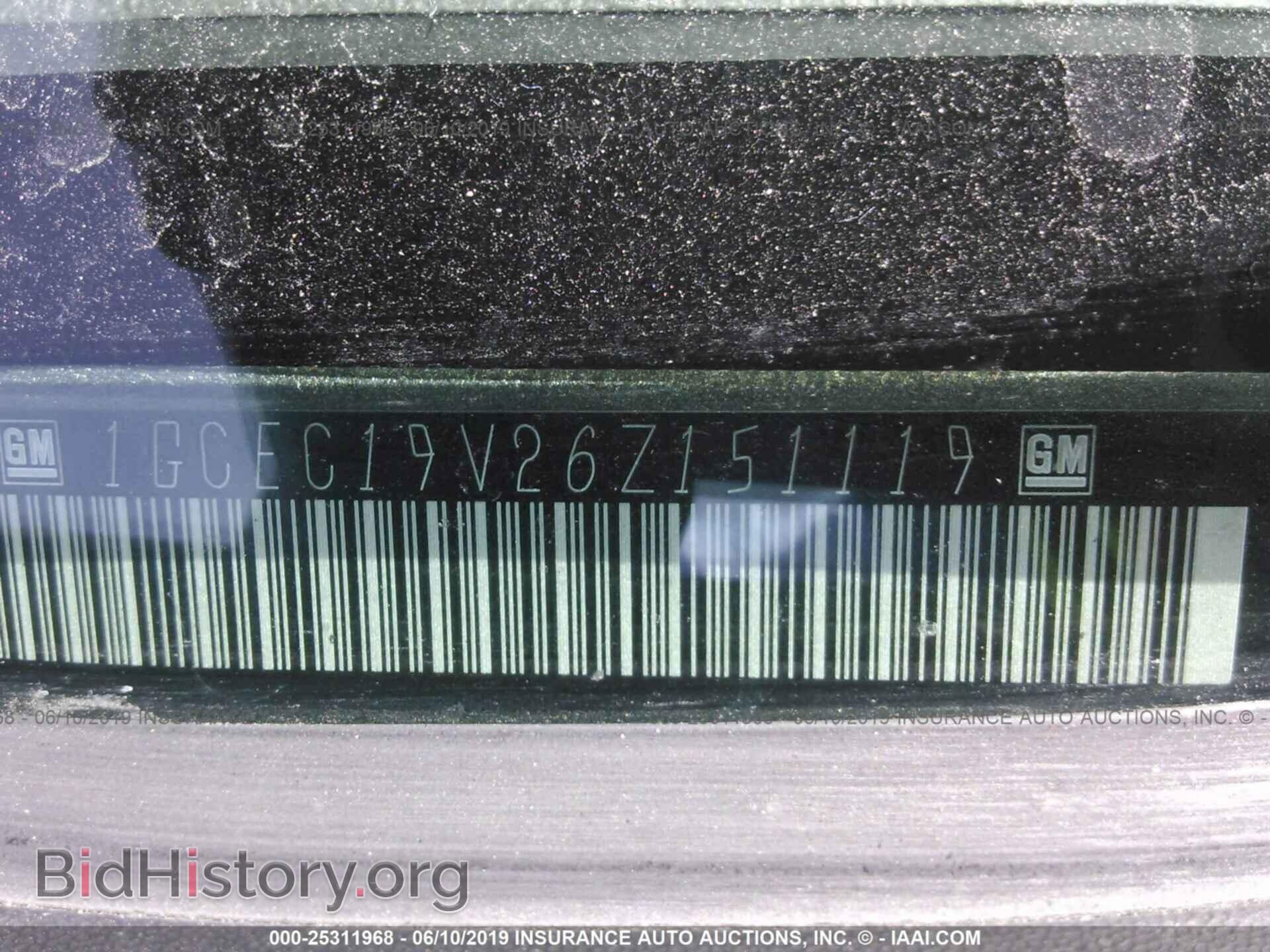 2006 CHEVROLET SILVERADO - VIN: 1GCEC19V26Z151119 - Фото 9