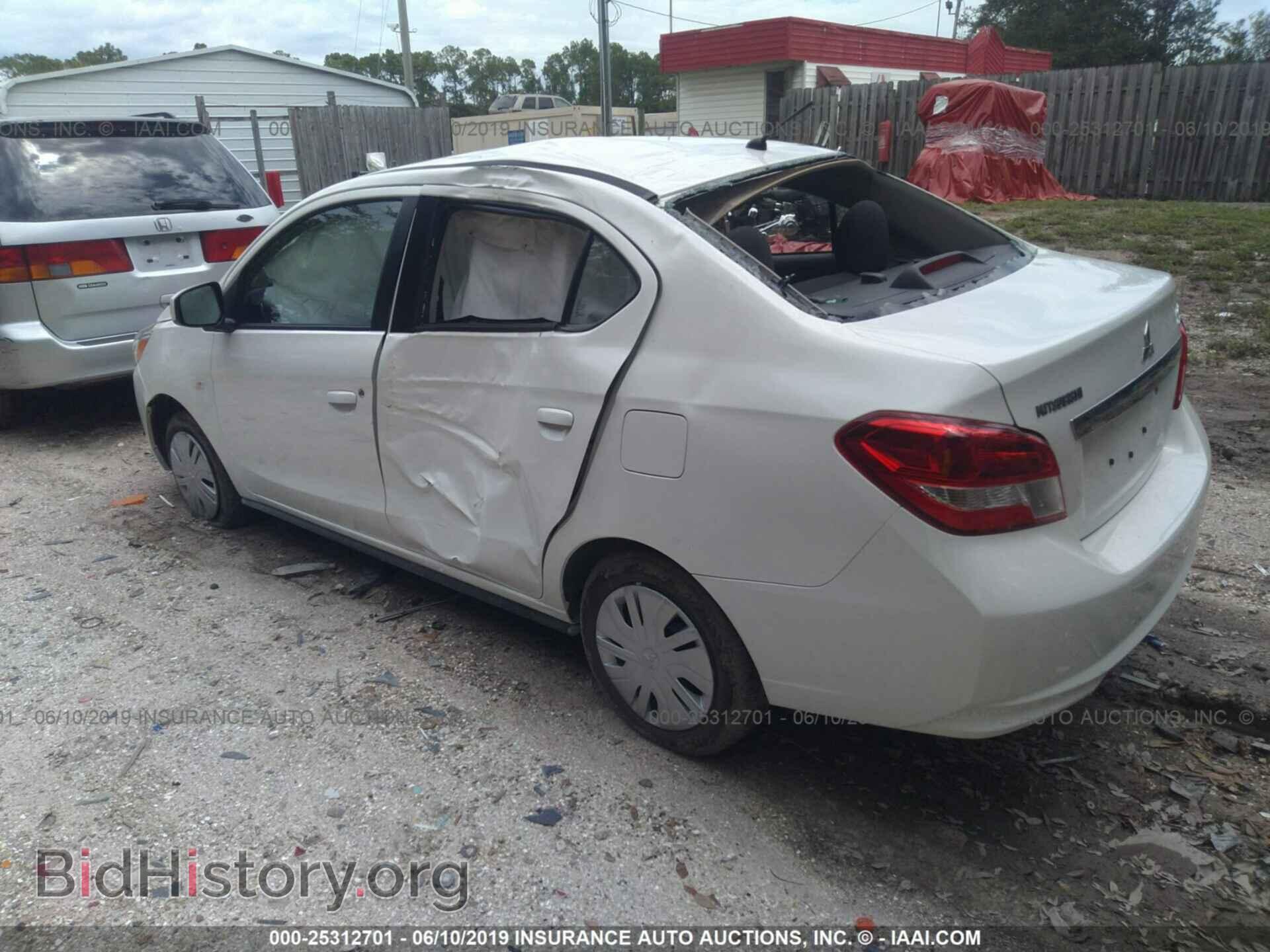 2019 MITSUBISHI MIRAGE - VIN: ML32F3FJ2KHF03807 - Фото 3