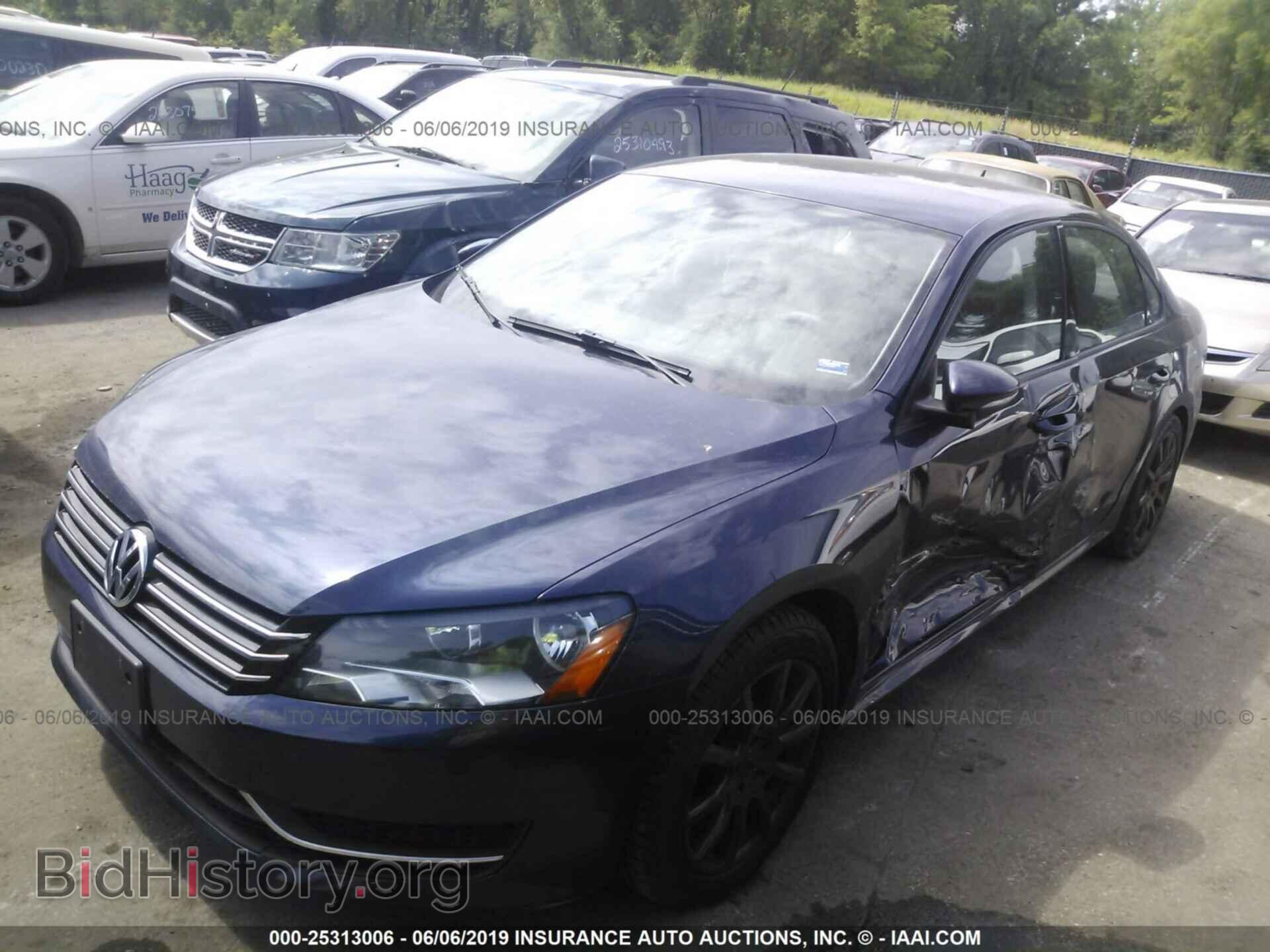 2012 VOLKSWAGEN PASSAT - VIN: 1VWAP7A37CC098073 - Фото 2