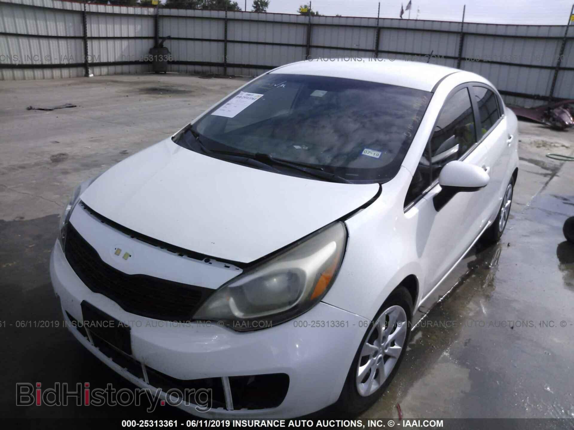 2014 KIA RIO - VIN: KNADM4A32E6368400 - Фото 2