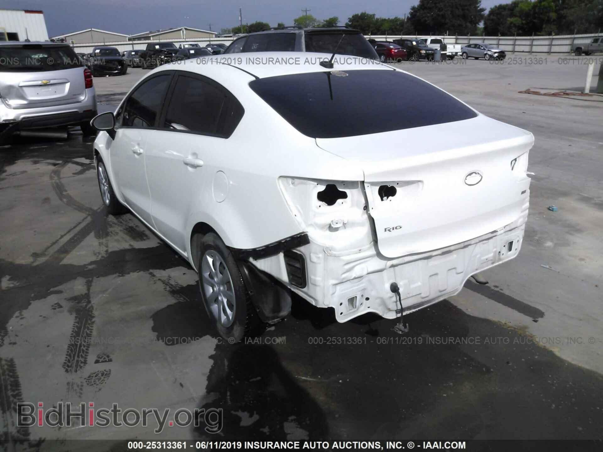 2014 KIA RIO - VIN: KNADM4A32E6368400 - Фото 3