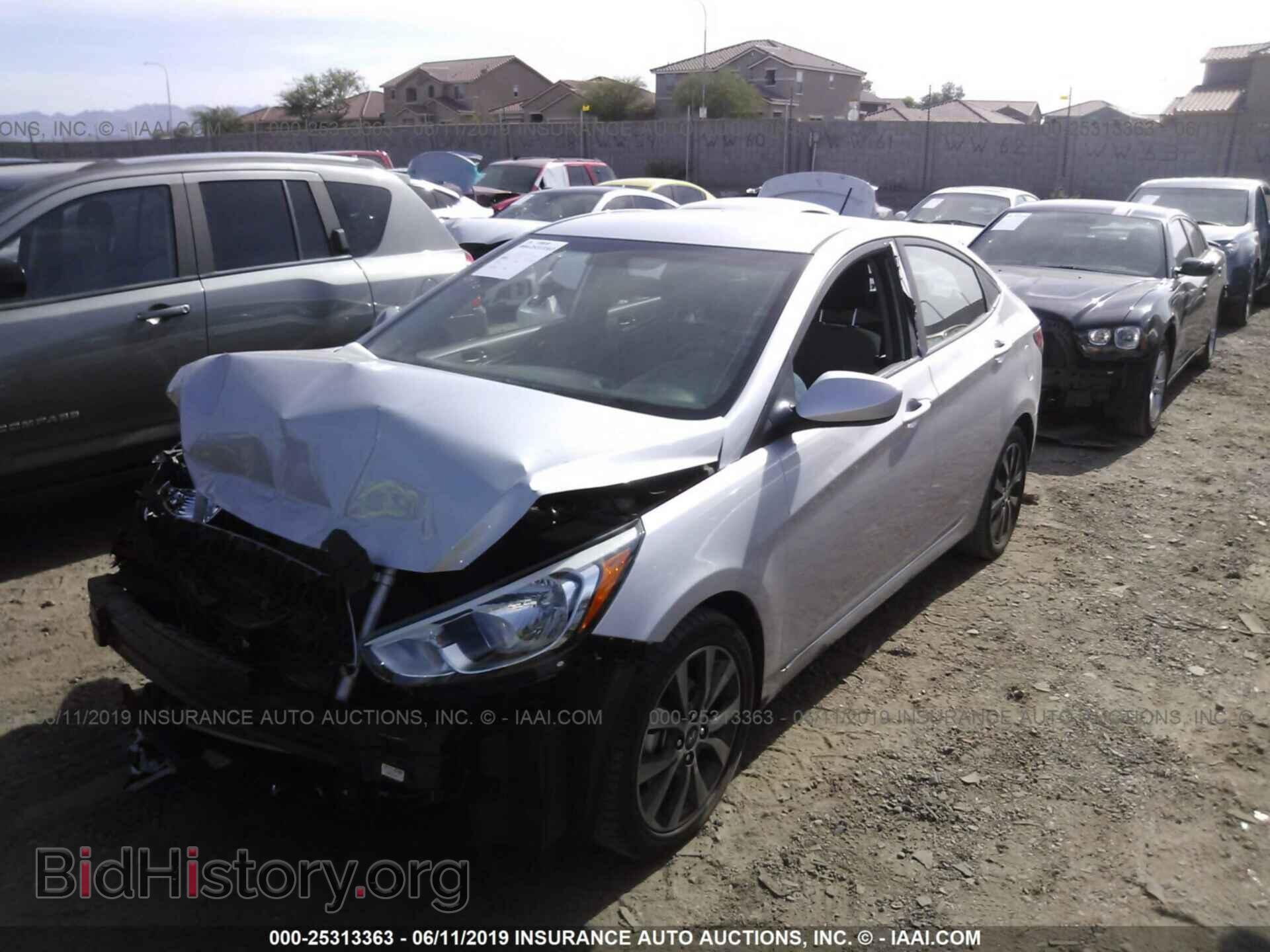 2017 HYUNDAI ACCENT - VIN: KMHCT4AE5HU343490 - Фото 2