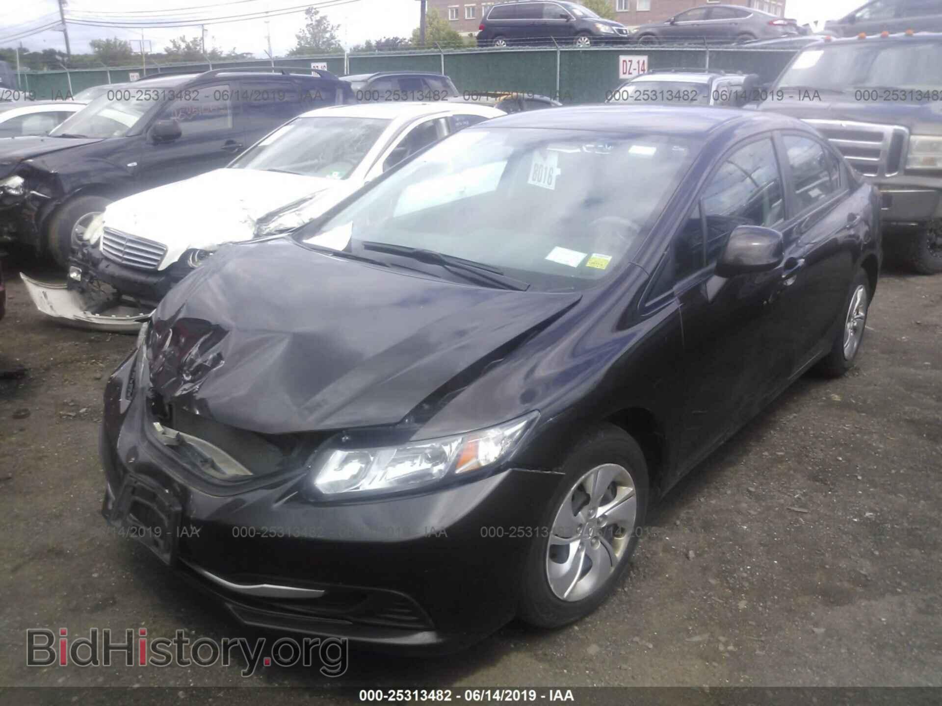 2013 HONDA CIVIC - VIN: 2HGFB2F57DH587545 - Фото 2