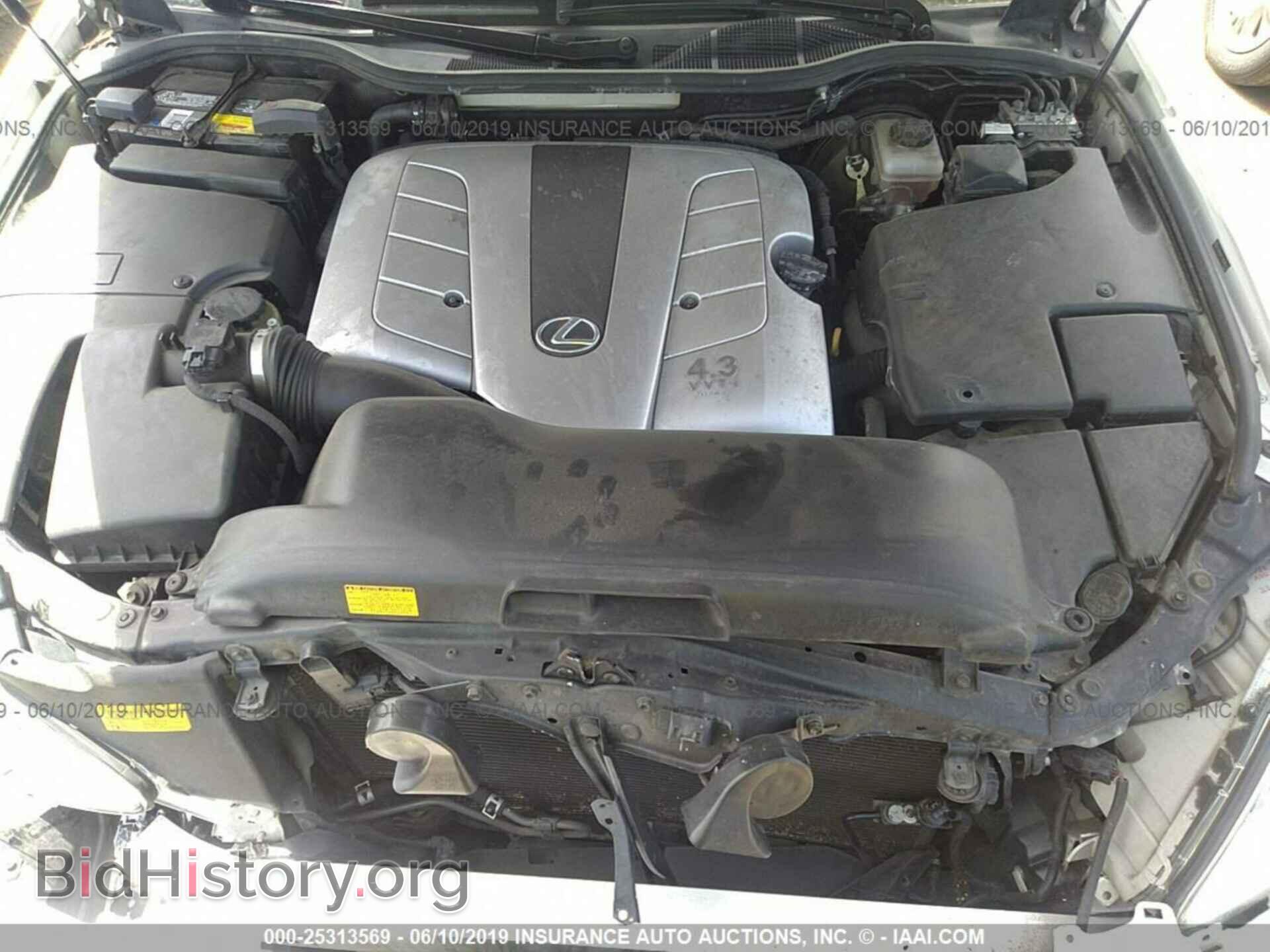 2006 LEXUS LS - VIN: JTHBN36F765045177 - Фото 10