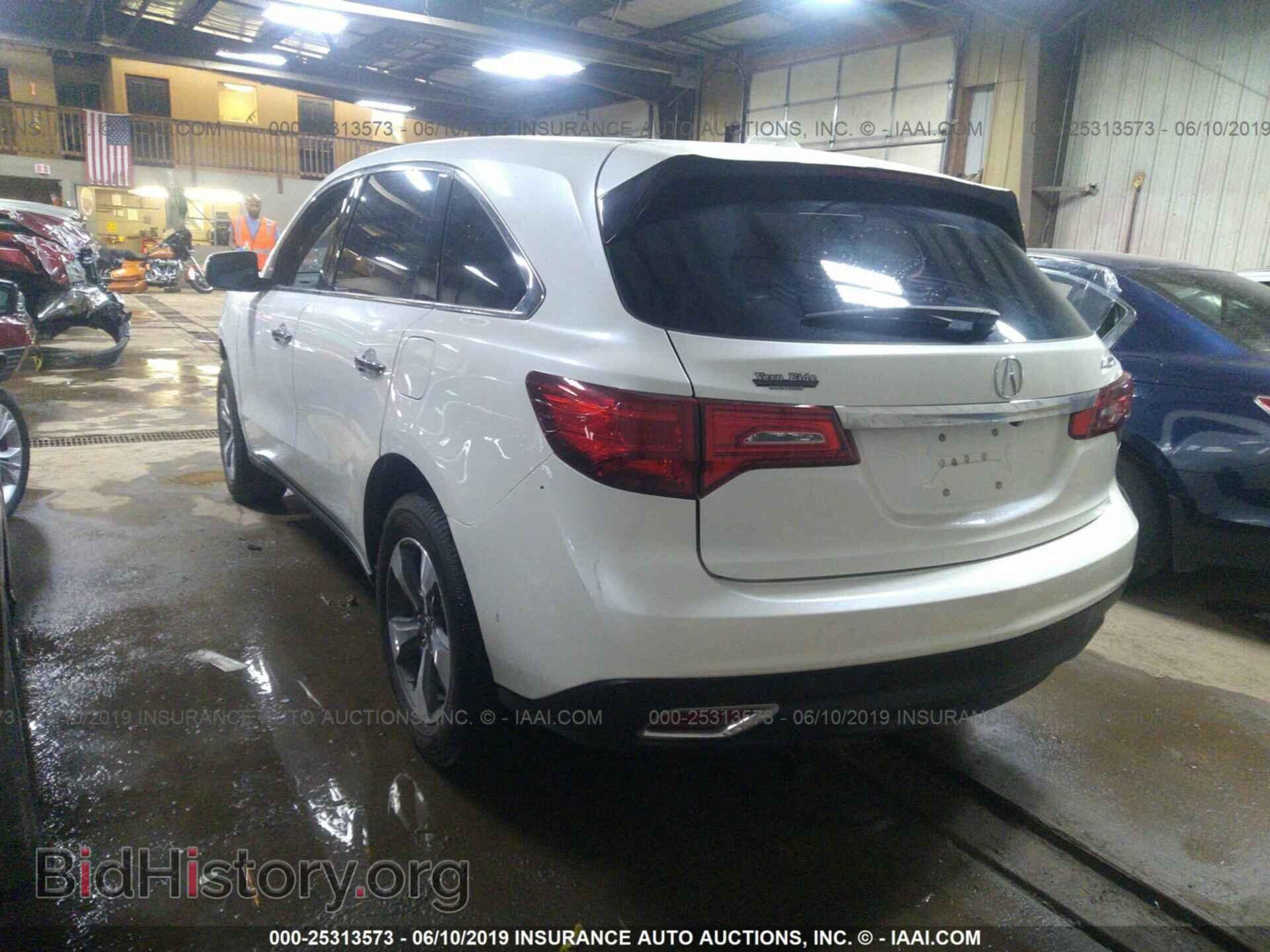 2014 ACURA MDX - VIN: 5FRYD3H23EB019907 - Фото 3
