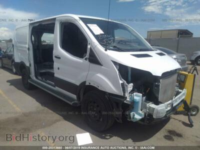 2018 Ford TRANSIT T-250, белый — VIN 1FTYR1ZM2JKA89029, IAAI