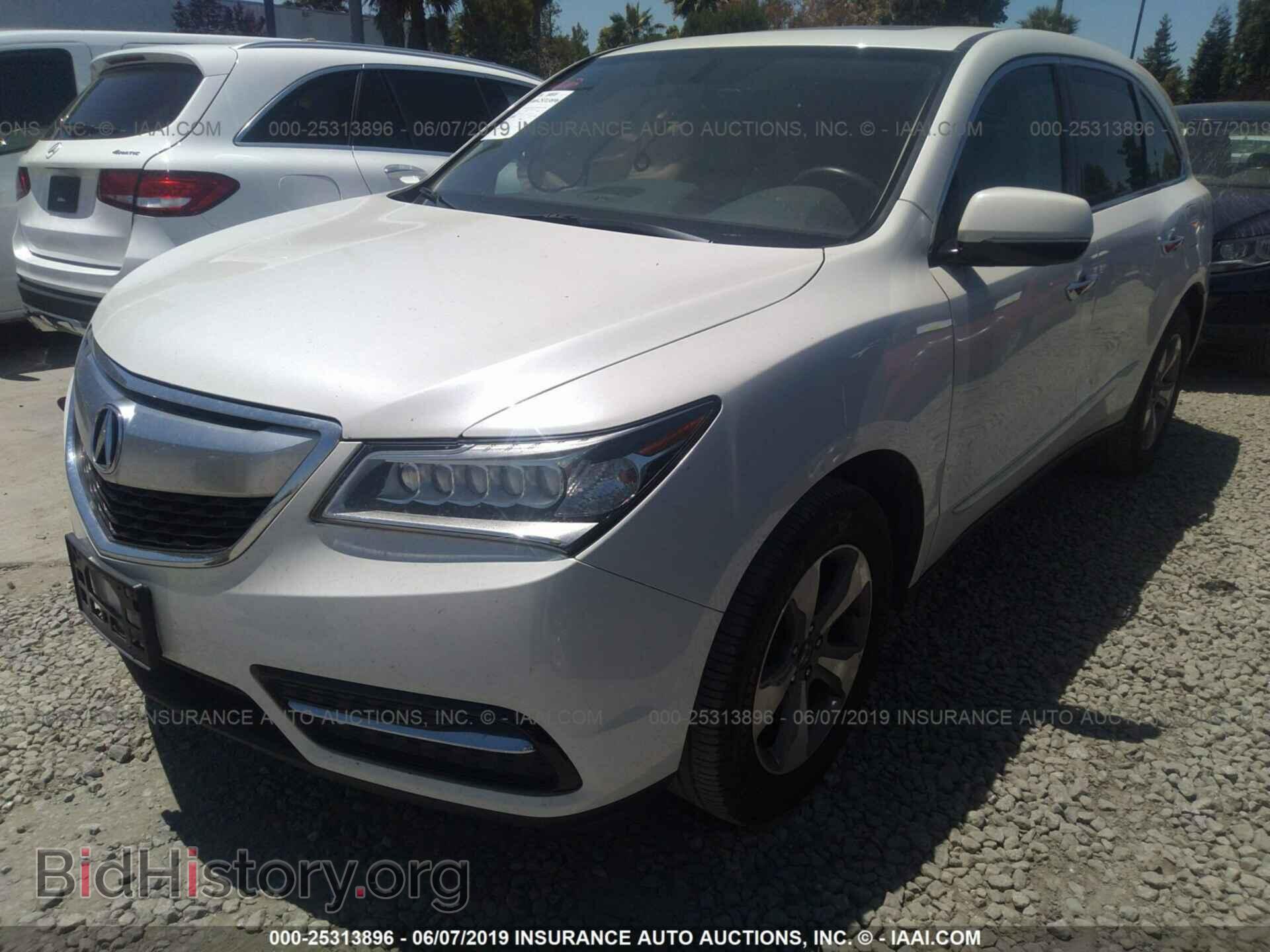 2014 ACURA MDX - VIN: 5FRYD3H2XEB002943 - Фото 2