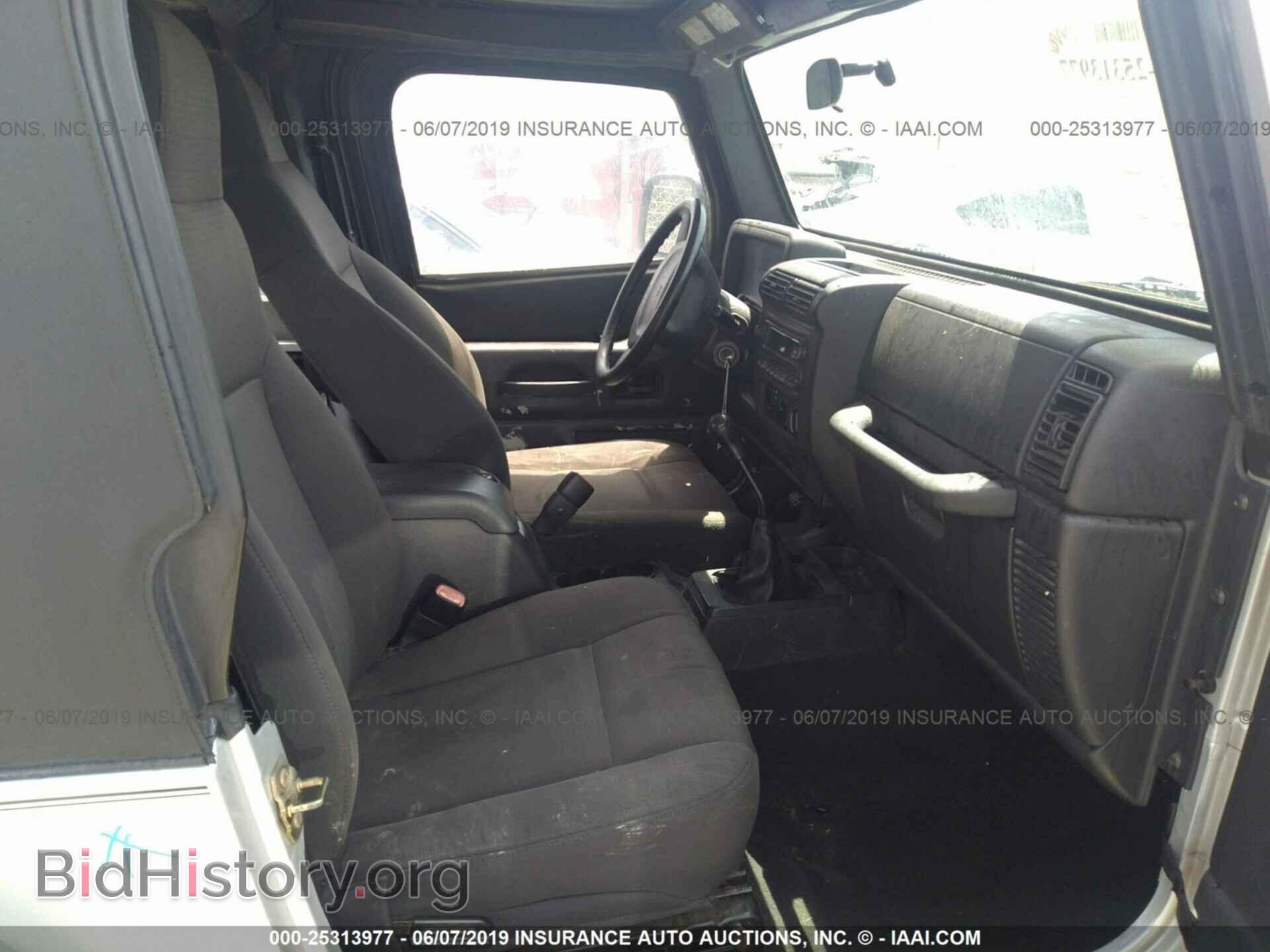 2006 JEEP WRANGLER - VIN: 1J4FA39S26P741841 - Фото 5