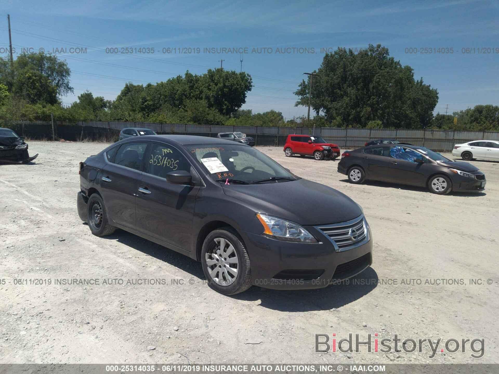 Photo 1N4AB7AP5EN854890 - NISSAN SENTRA 2014