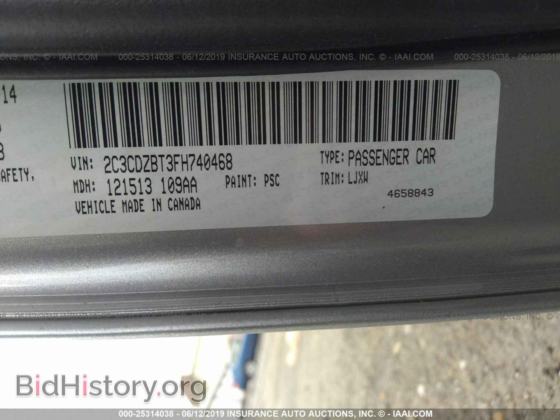 2015 DODGE CHALLENGER - VIN: 2C3CDZBT3FH740468 - Photo 9