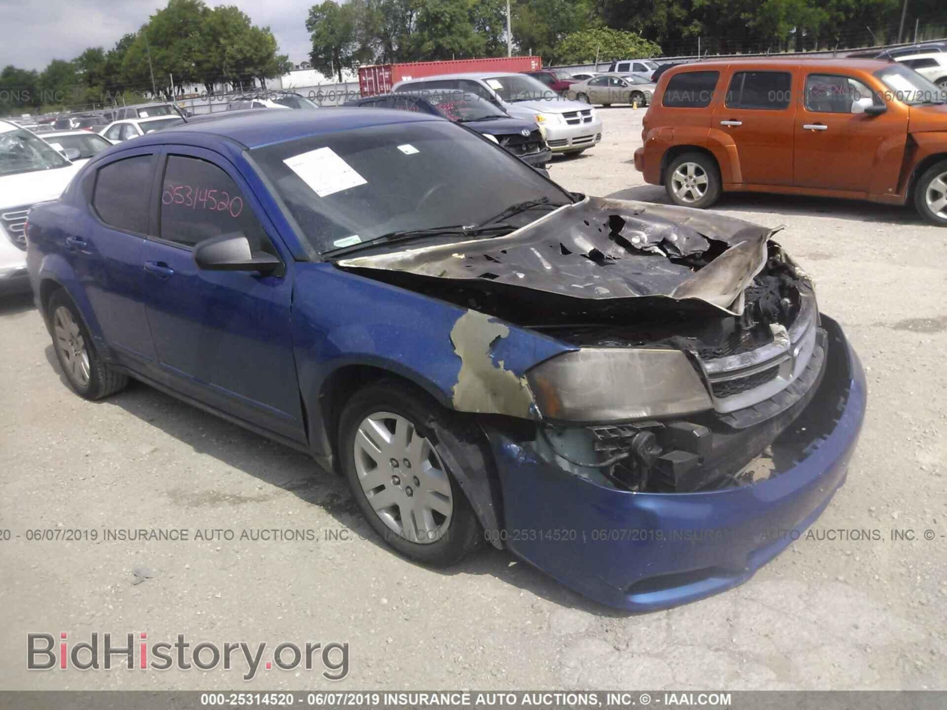 Photo 1C3CDZAB9CN193797 - DODGE AVENGER 2012