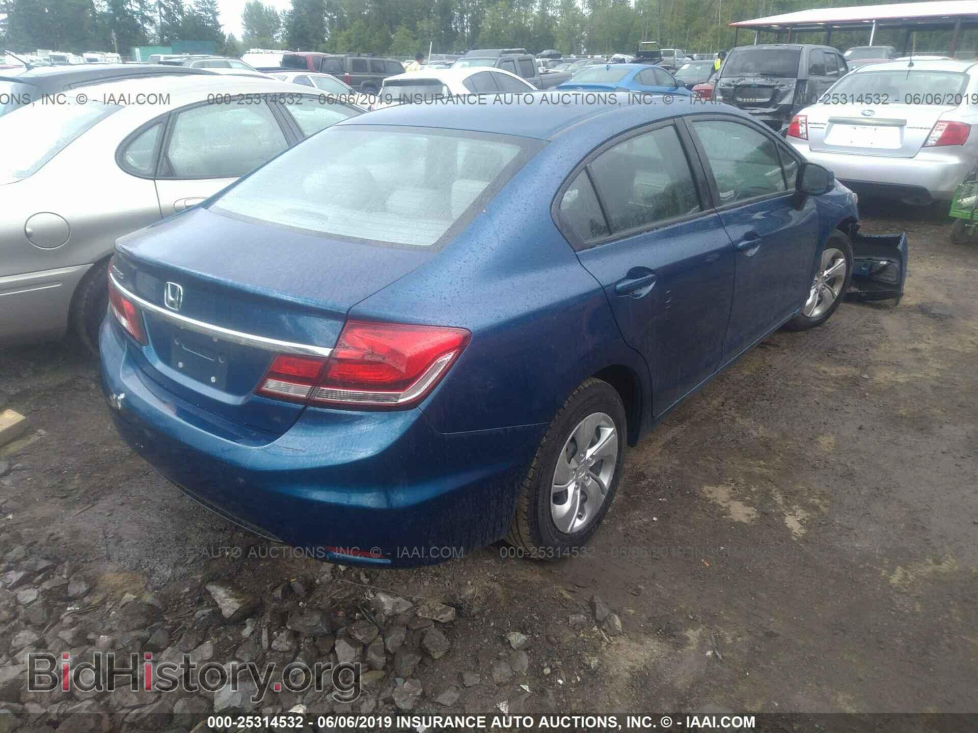 2013 HONDA CIVIC - VIN: 19XFB2F59DE290299 - Фото 4