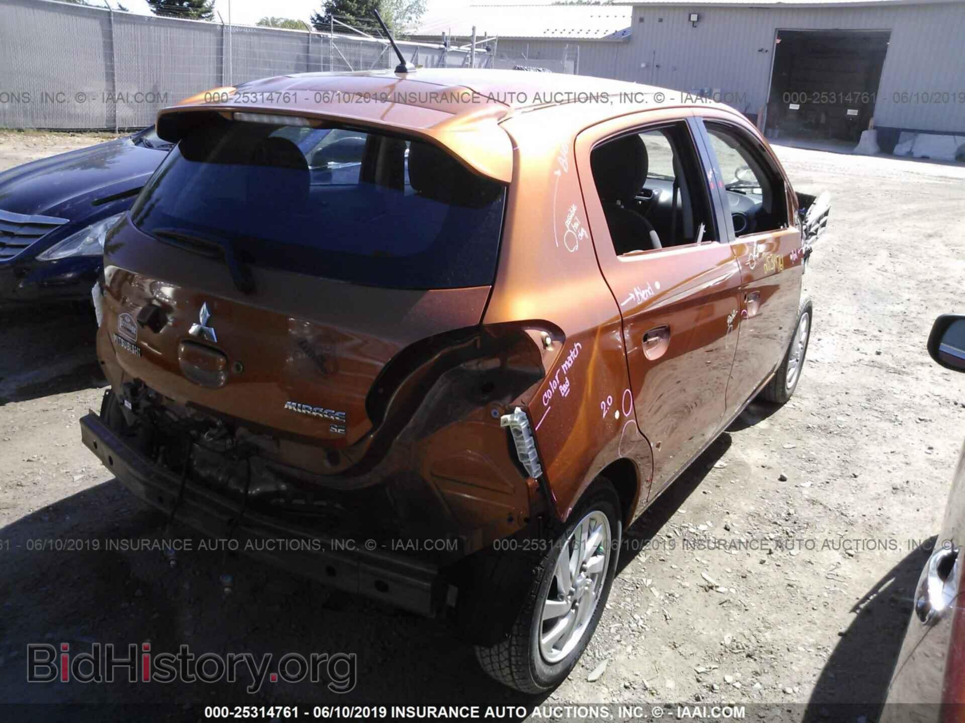 2017 MITSUBISHI MIRAGE - VIN: ML32A4HJ3HH006983 - Фото 4