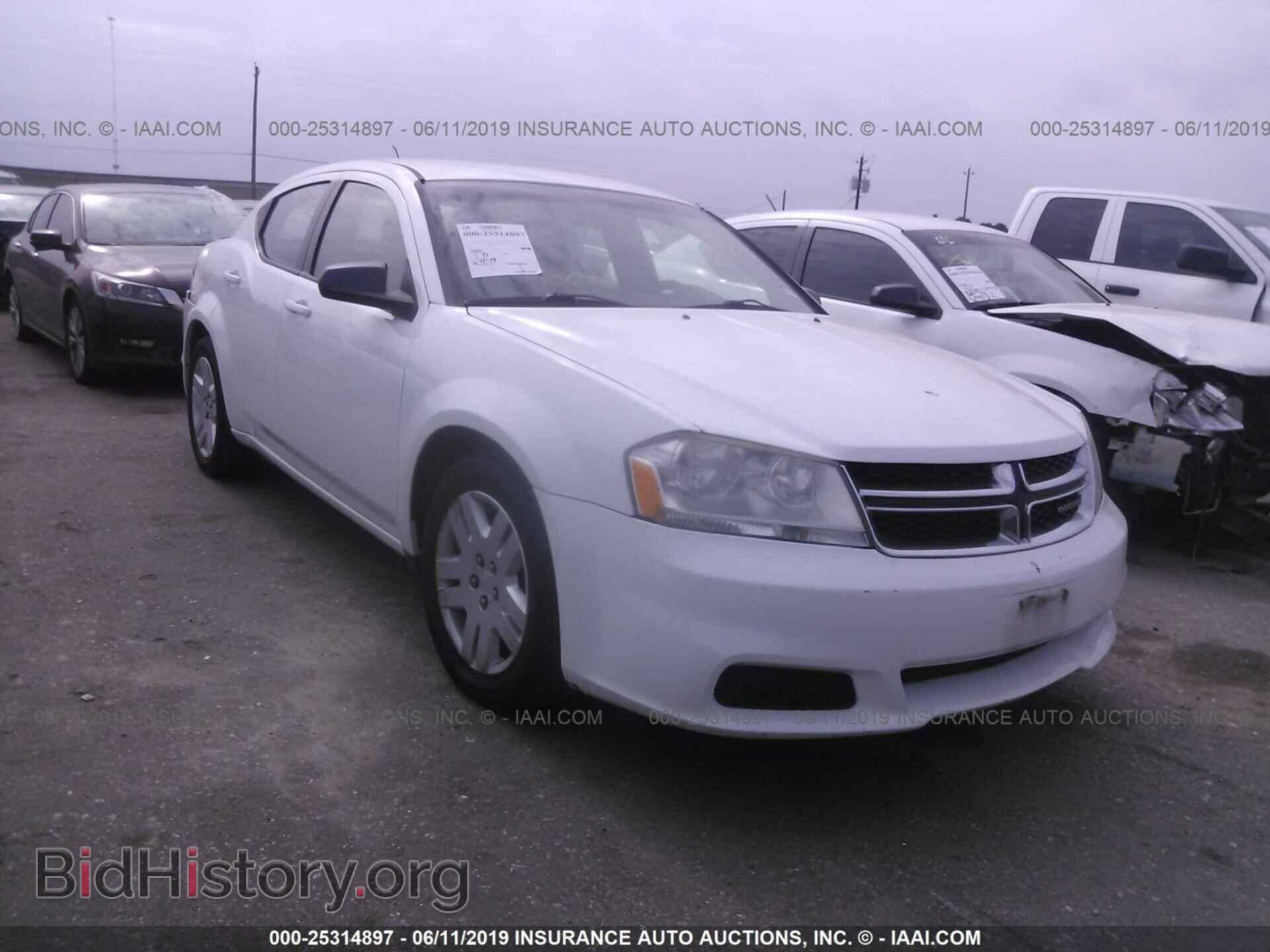 Photo 1C3CDZAB9CN231867 - DODGE AVENGER 2012