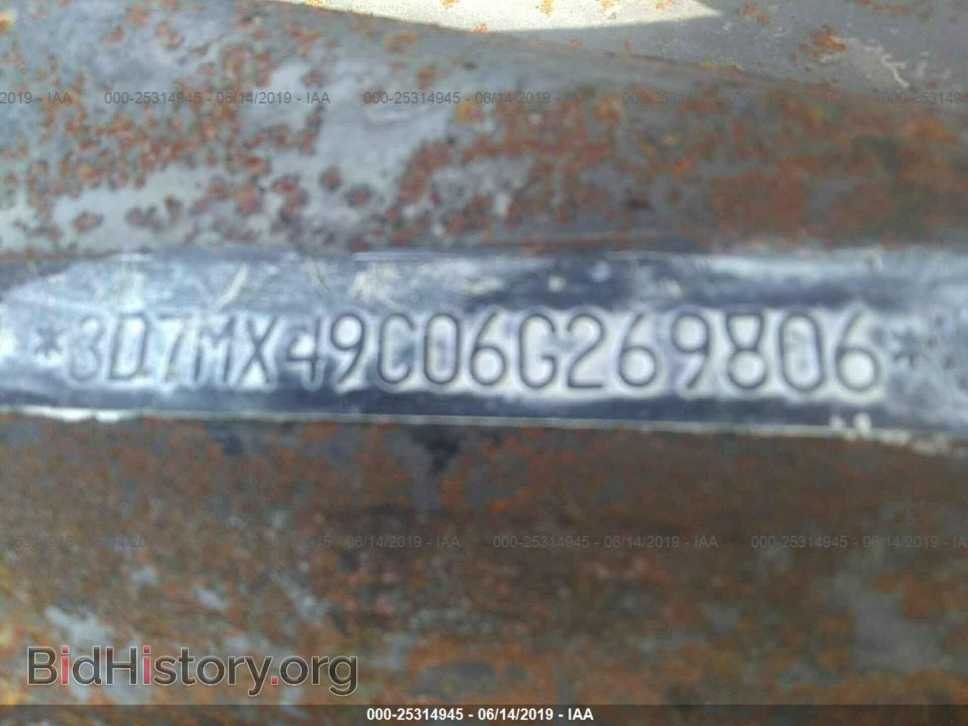 2006 DODGE RAM 3500 - VIN: 3D7MX49C06G269806 - Фото 9
