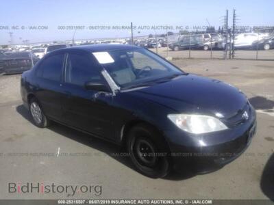2005 Honda CIVIC LX, black — VIN 2HGES16545H632156, IAAI