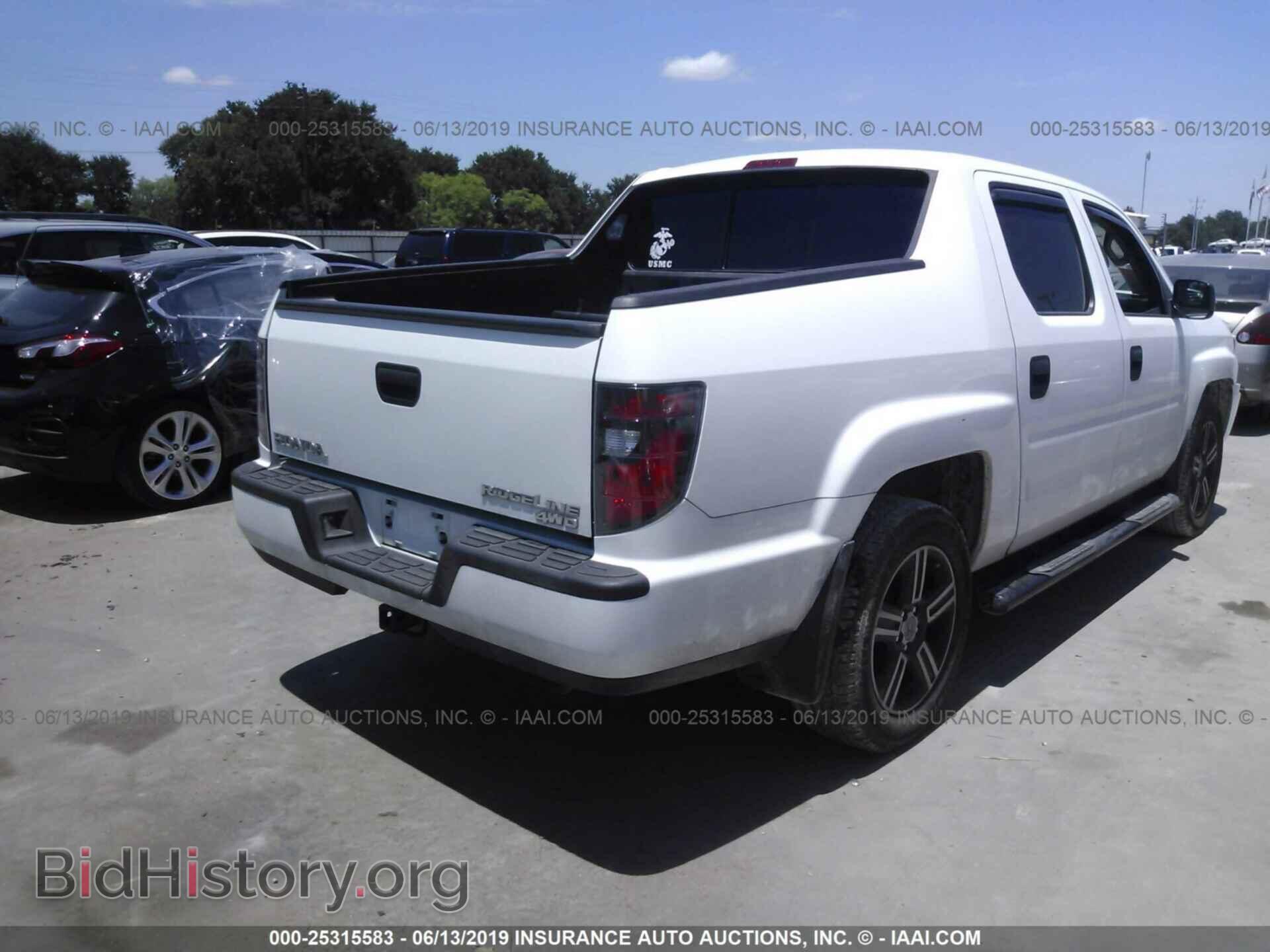 2012 HONDA RIDGELINE - VIN: 5FPYK1F78CB453352 - Фото 4