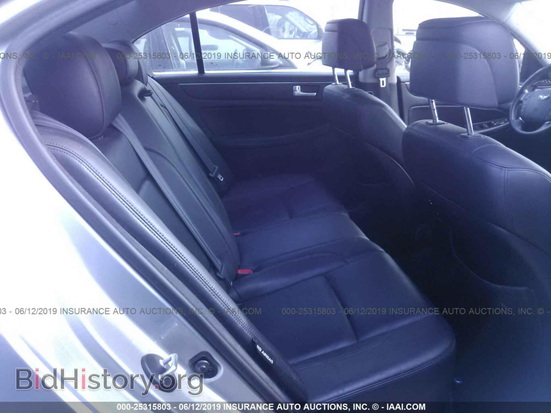 2012 HYUNDAI GENESIS - VIN: KMHGC4DF2CU201936 - Фото 8